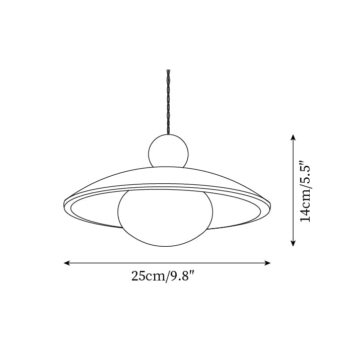 Travaro Travertine Pendant Light with Wooden Accent - Letslighting