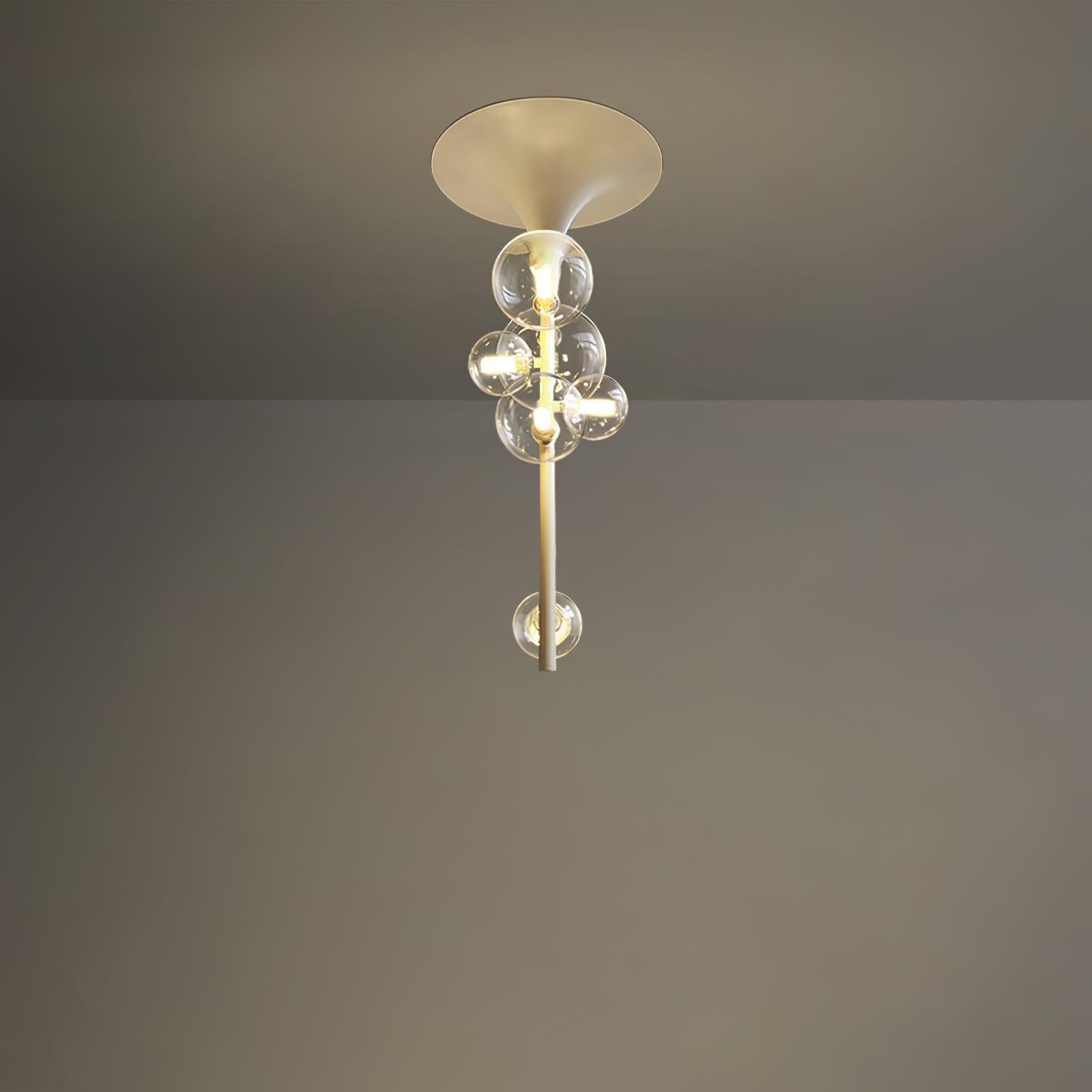 Lustra Pendelleuchte Messing Glas Kaskadierung-Letslighting
