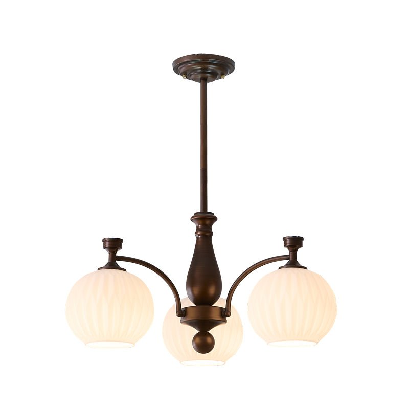 Aurora Kronleuchter Orb Frosted Vintage-Letslighting