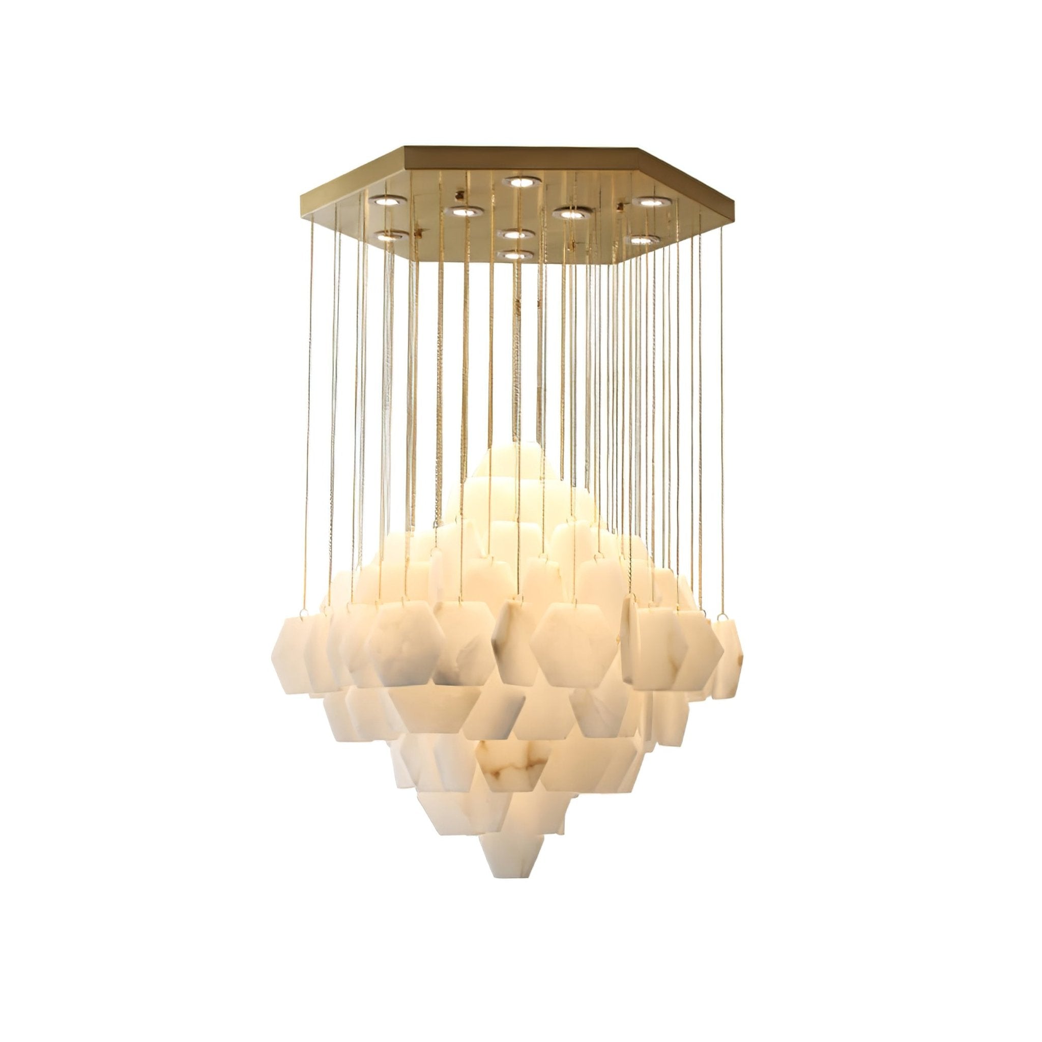 Aurelia Luxury Alabaster Chandelier - Neutralighting