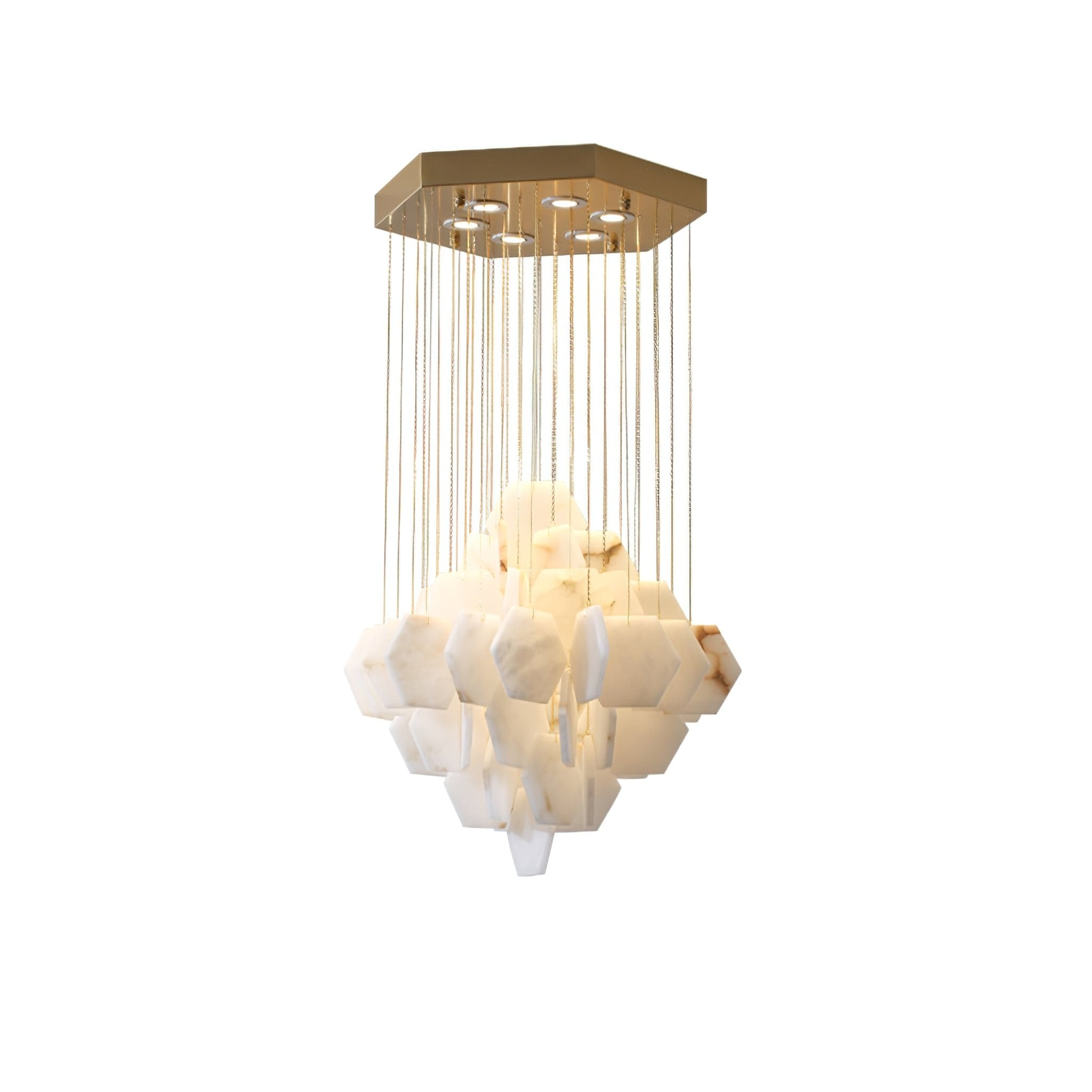 Aurelia Luxury Alabaster Chandelier - Neutralighting