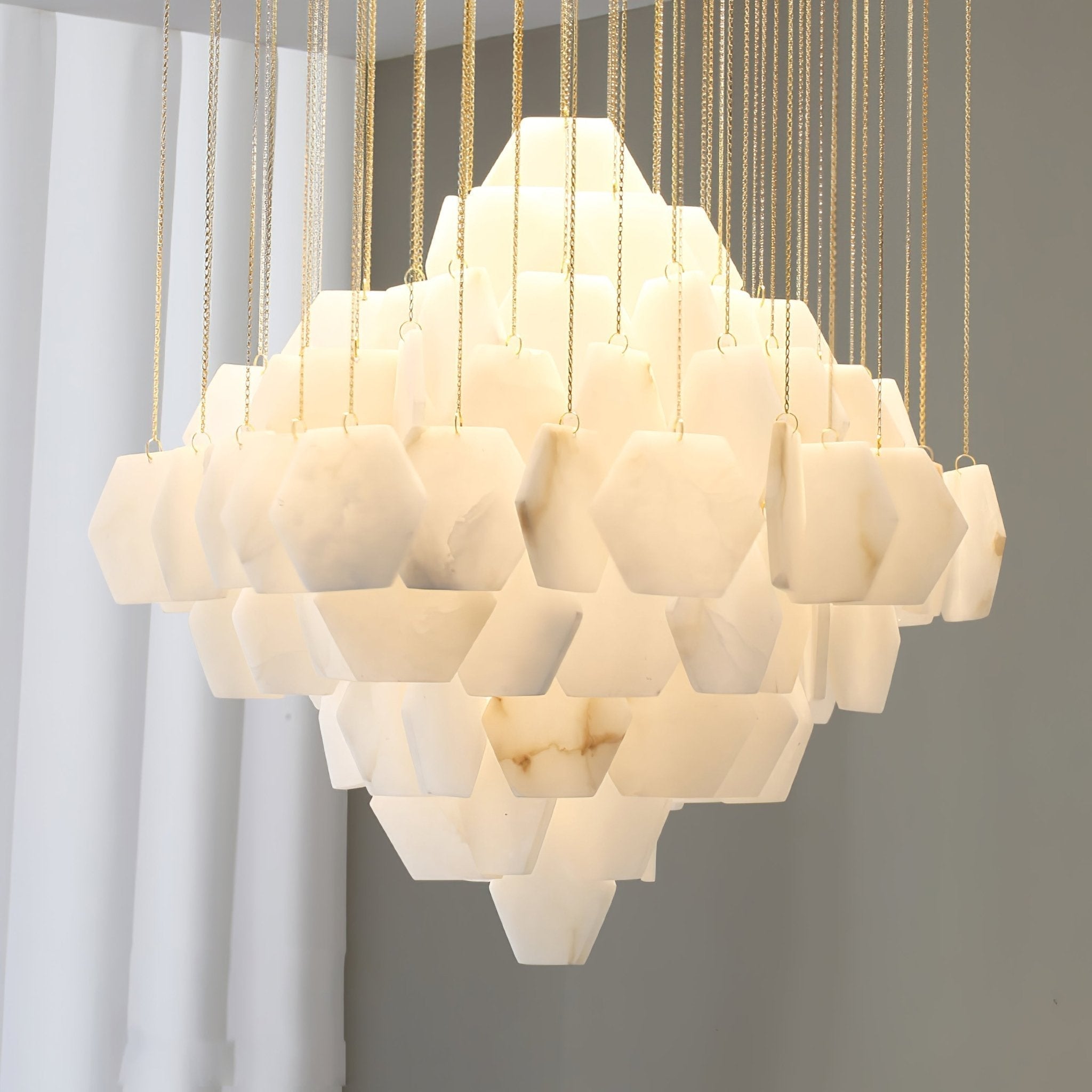 Aurelia Luxury Alabaster Chandelier - Neutralighting