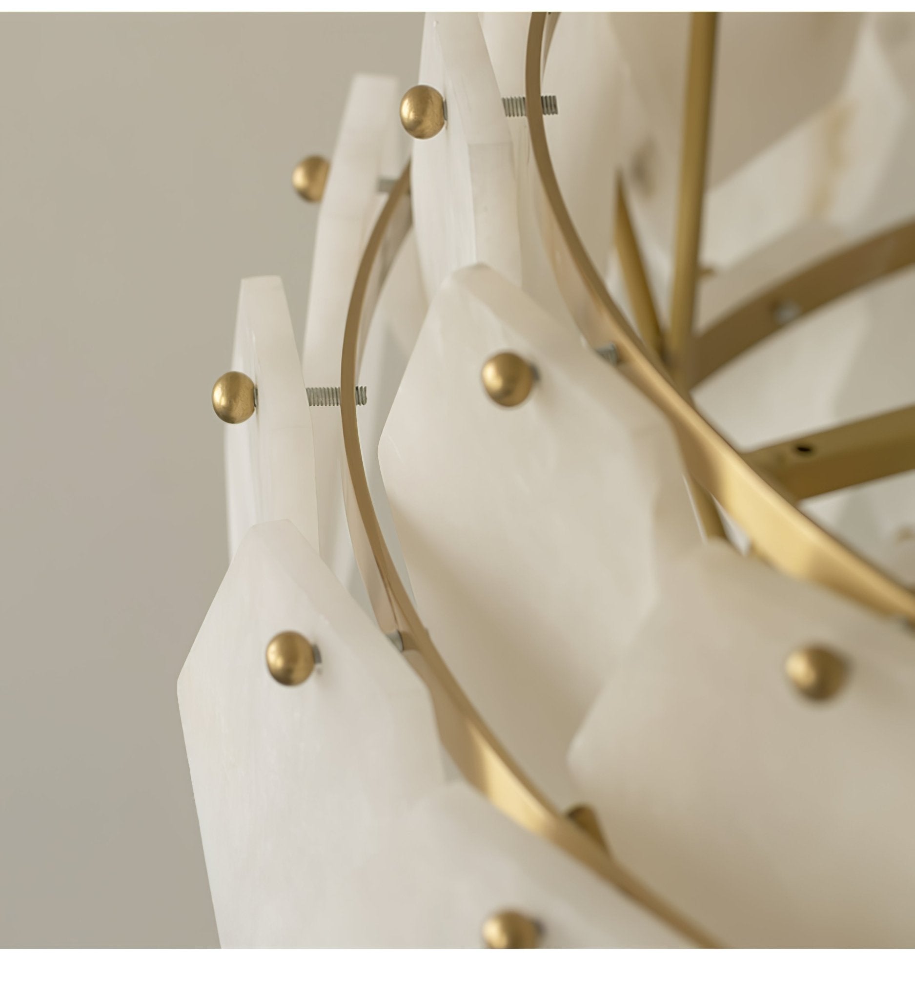 Evenaris Honeycomb Alabaster Chandelier - Neutralighting
