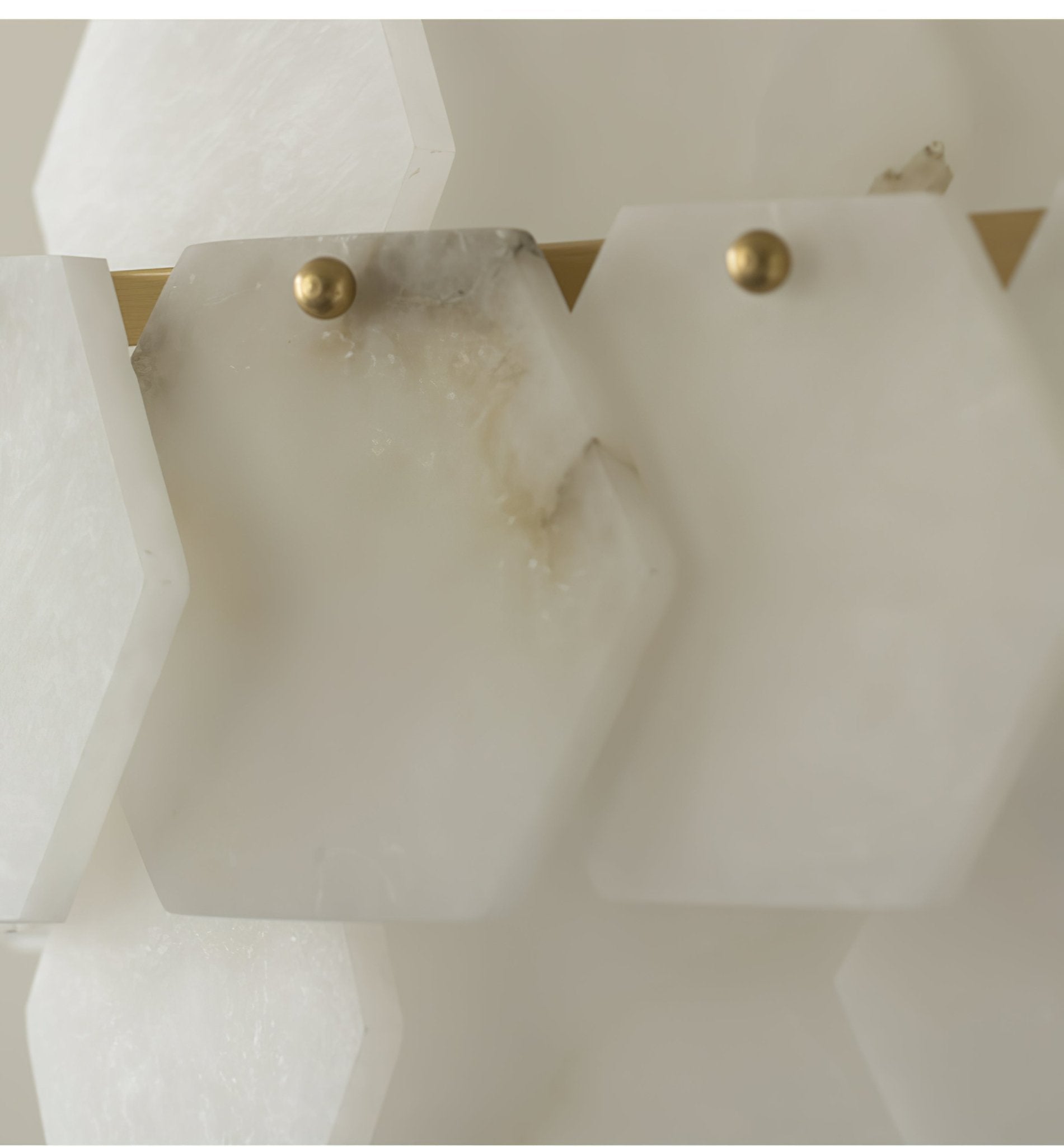 Evenaris Honeycomb Alabaster Chandelier - Neutralighting