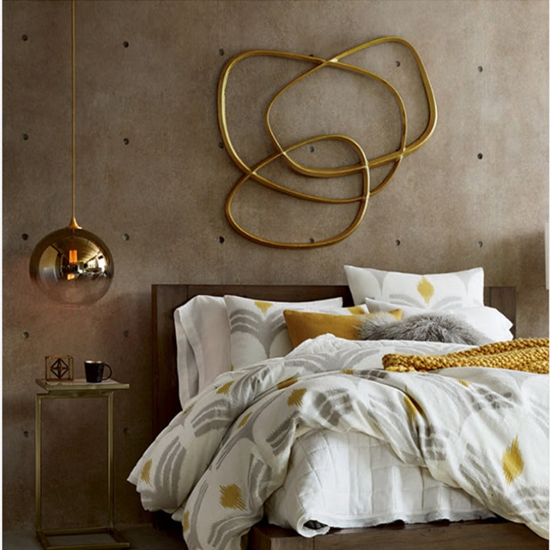 Arisha Modern Kugel LED Pendelleuchte Gold/Silber/Roségold Esszimmer Metall Glas