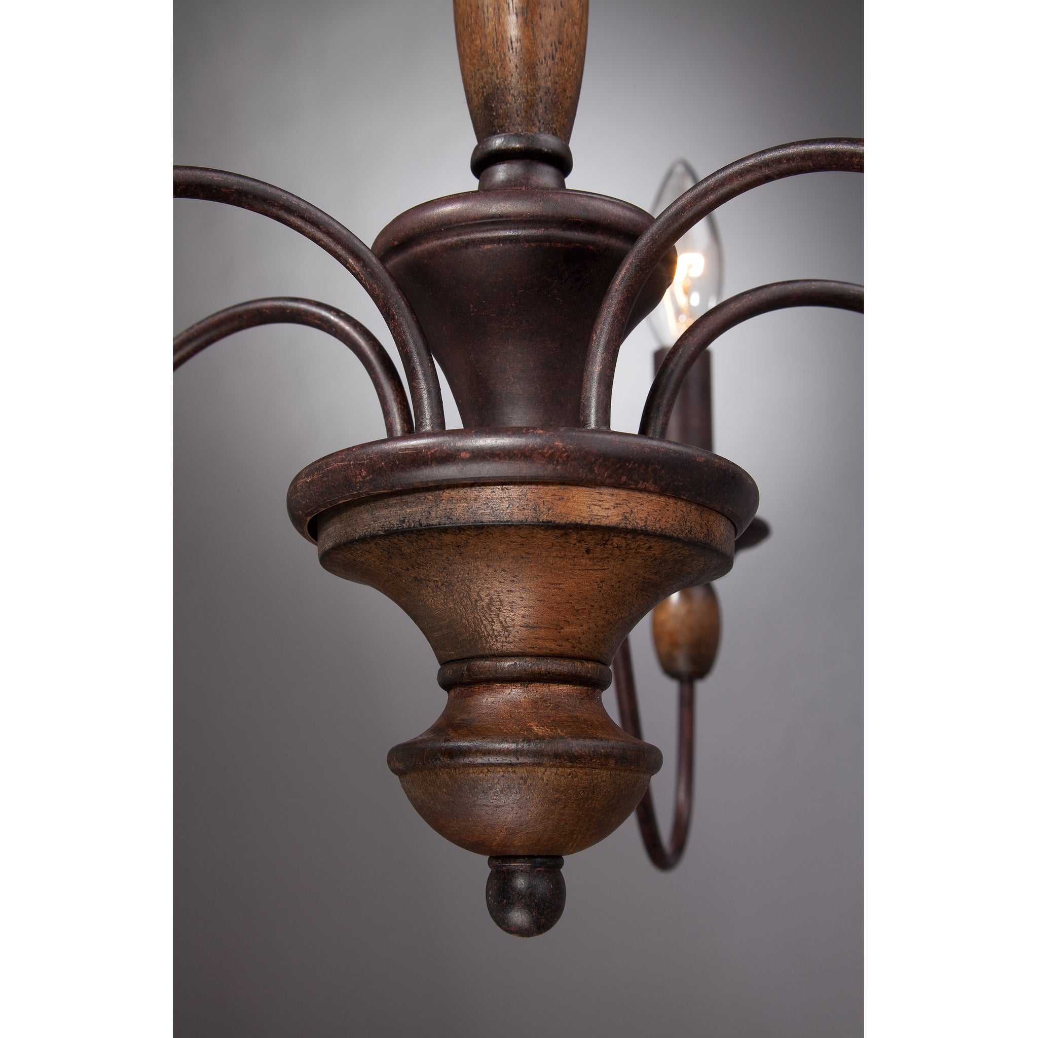 Cutheus Vintage Industrie Holz Kronleuchter-Letslighting