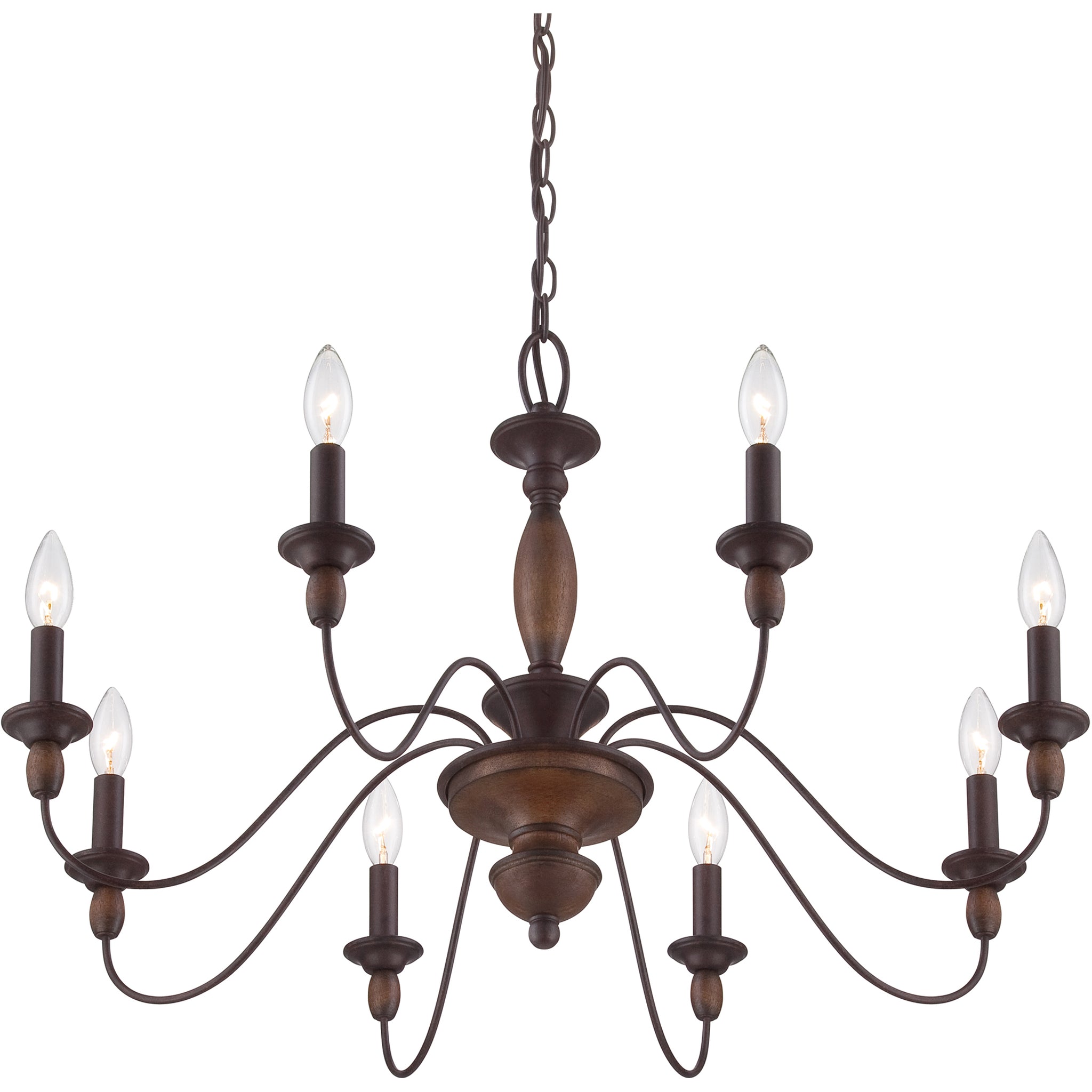 Cutheus Vintage Industrie Holz Kronleuchter-Letslighting