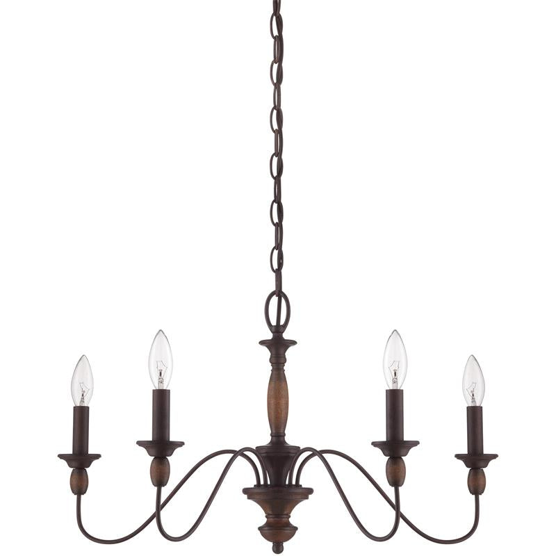 Cutheus Vintage Industrie Holz Kronleuchter-Letslighting