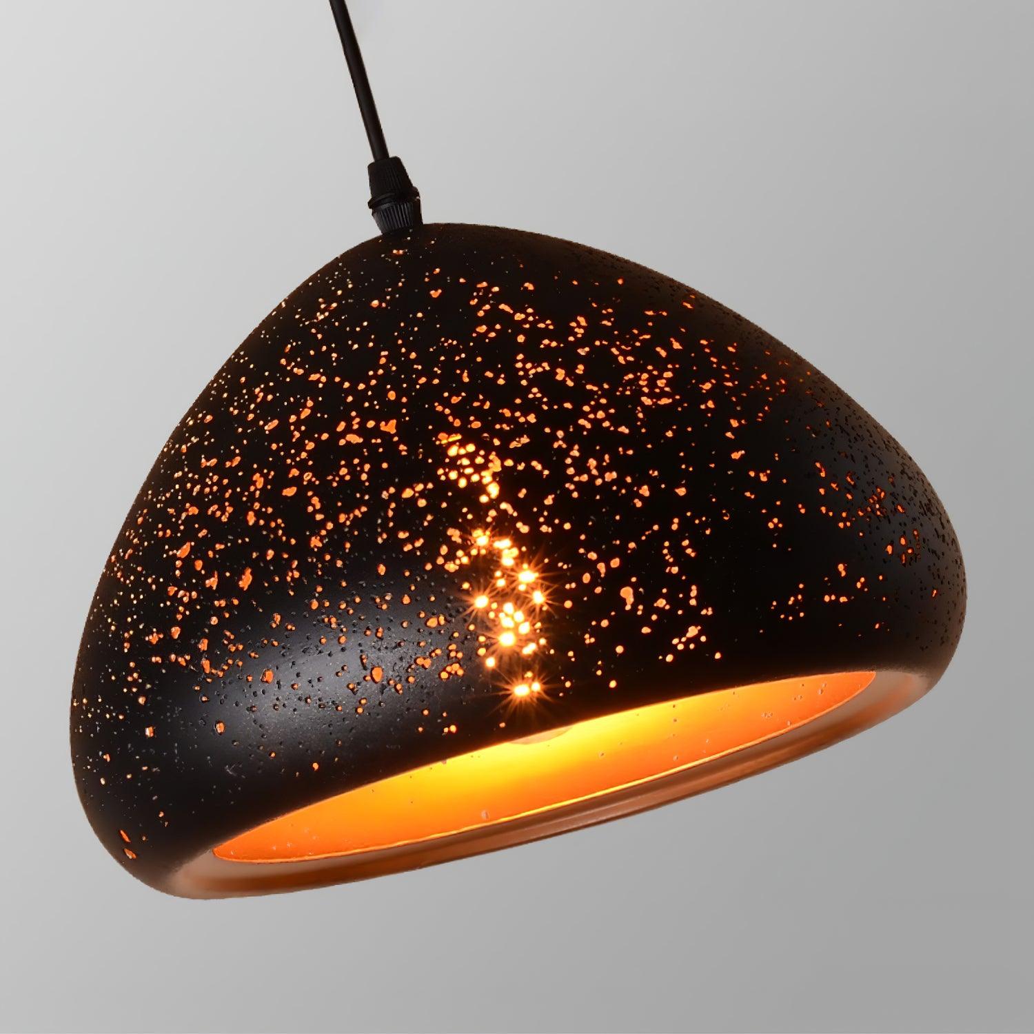 Solara Industrielle Vintage Hohlpendelleuchte-Letslighting
