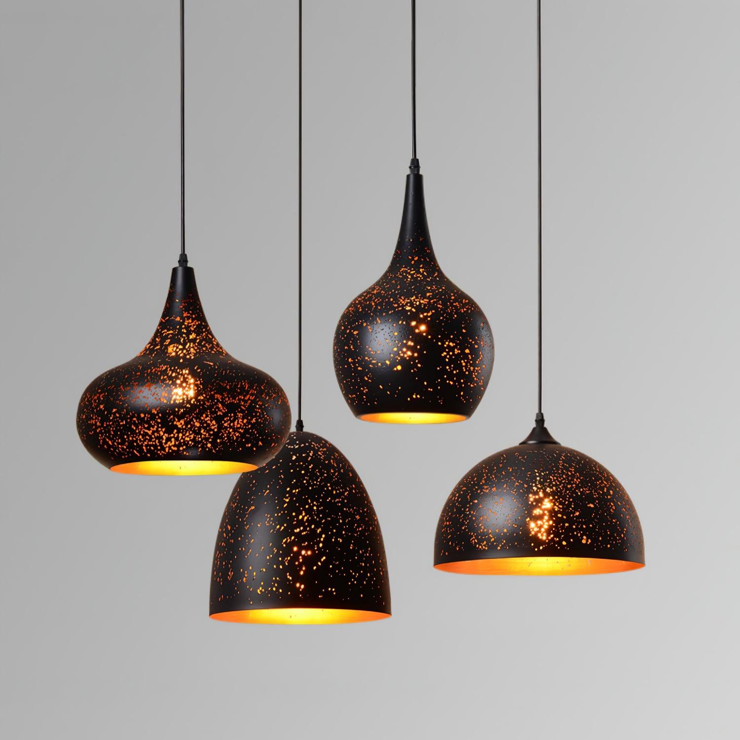 Solara Industrielle Vintage Hohlpendelleuchte-Letslighting