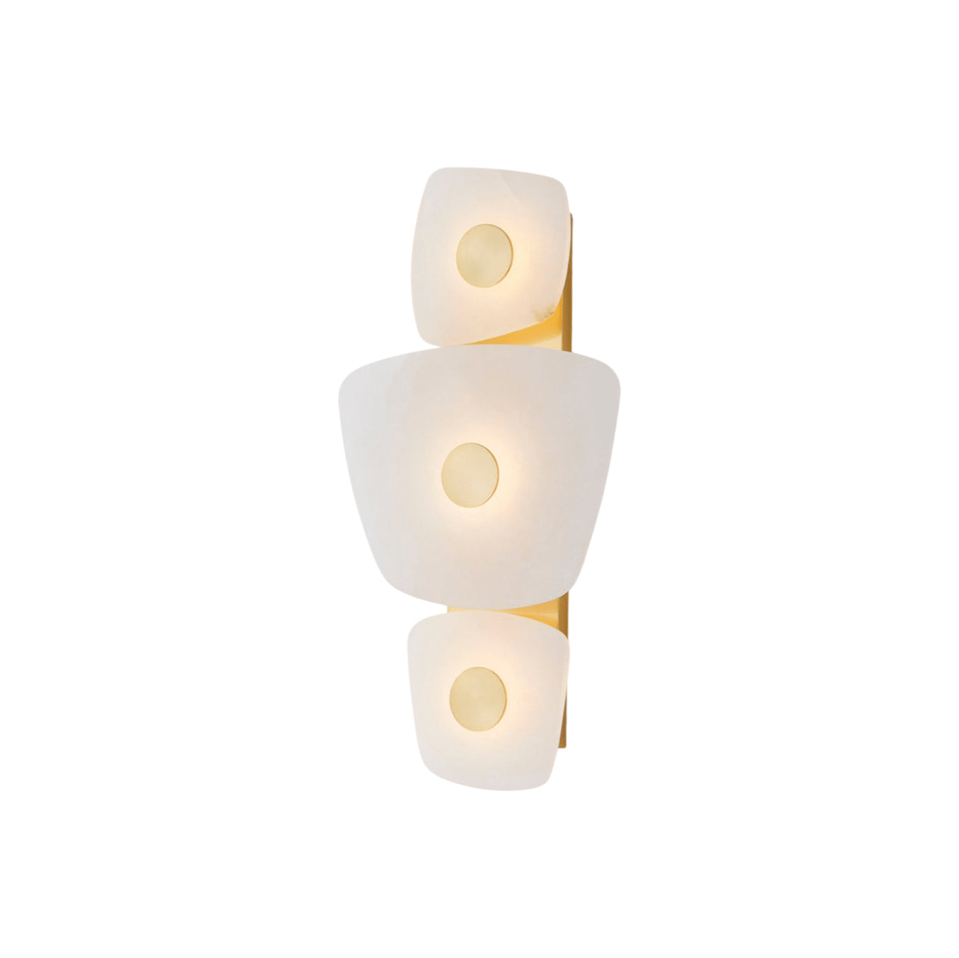 Itheora Individual Creativity Brass Alabaster Wall Lamp - Letslighting