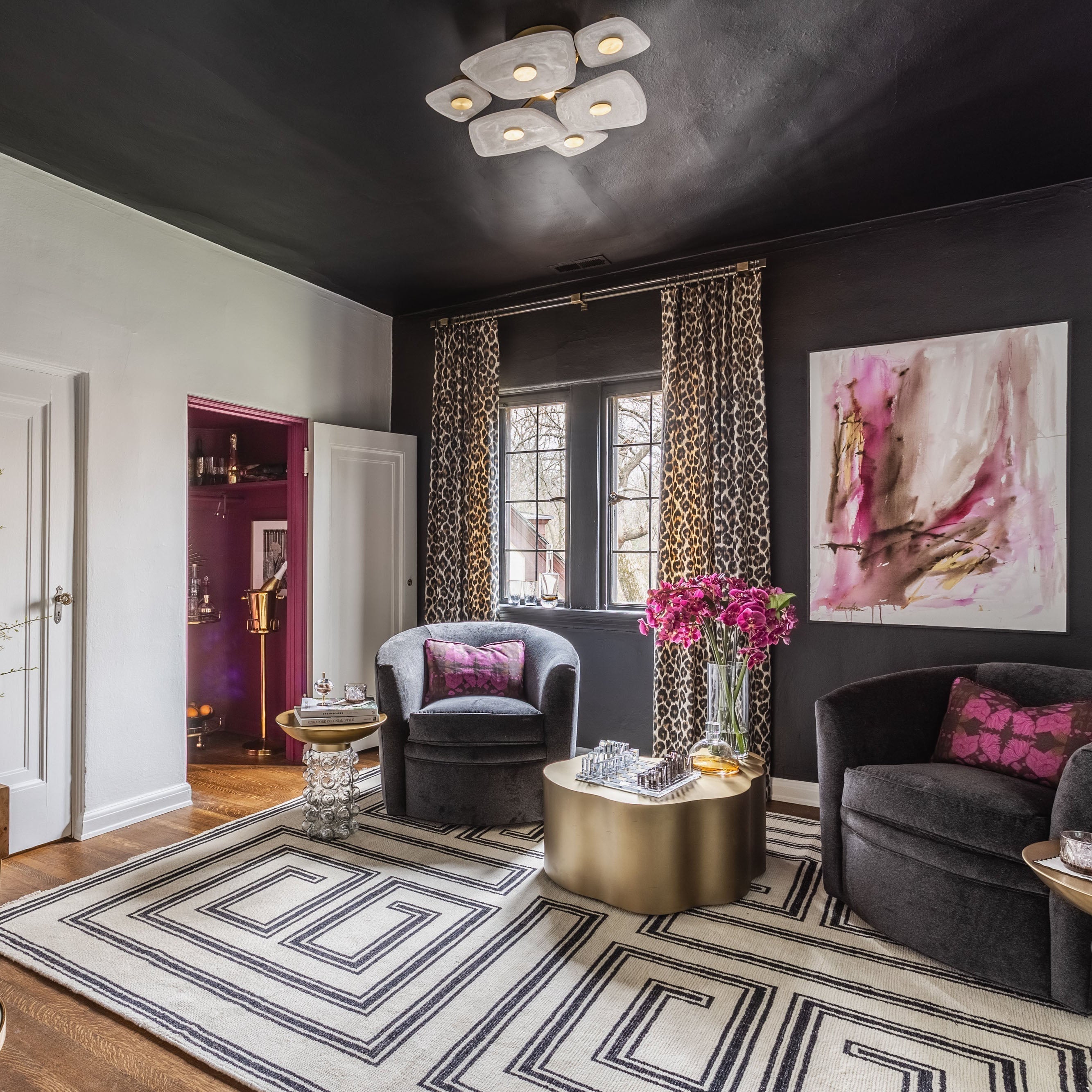 Cothaiel Individual Creativity Metal Alabaster Ceiling Lamp - Letslighting