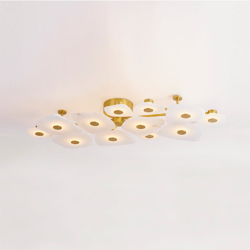 Cothaiel Individual Creativity Metal Alabaster Ceiling Lamp - Letslighting