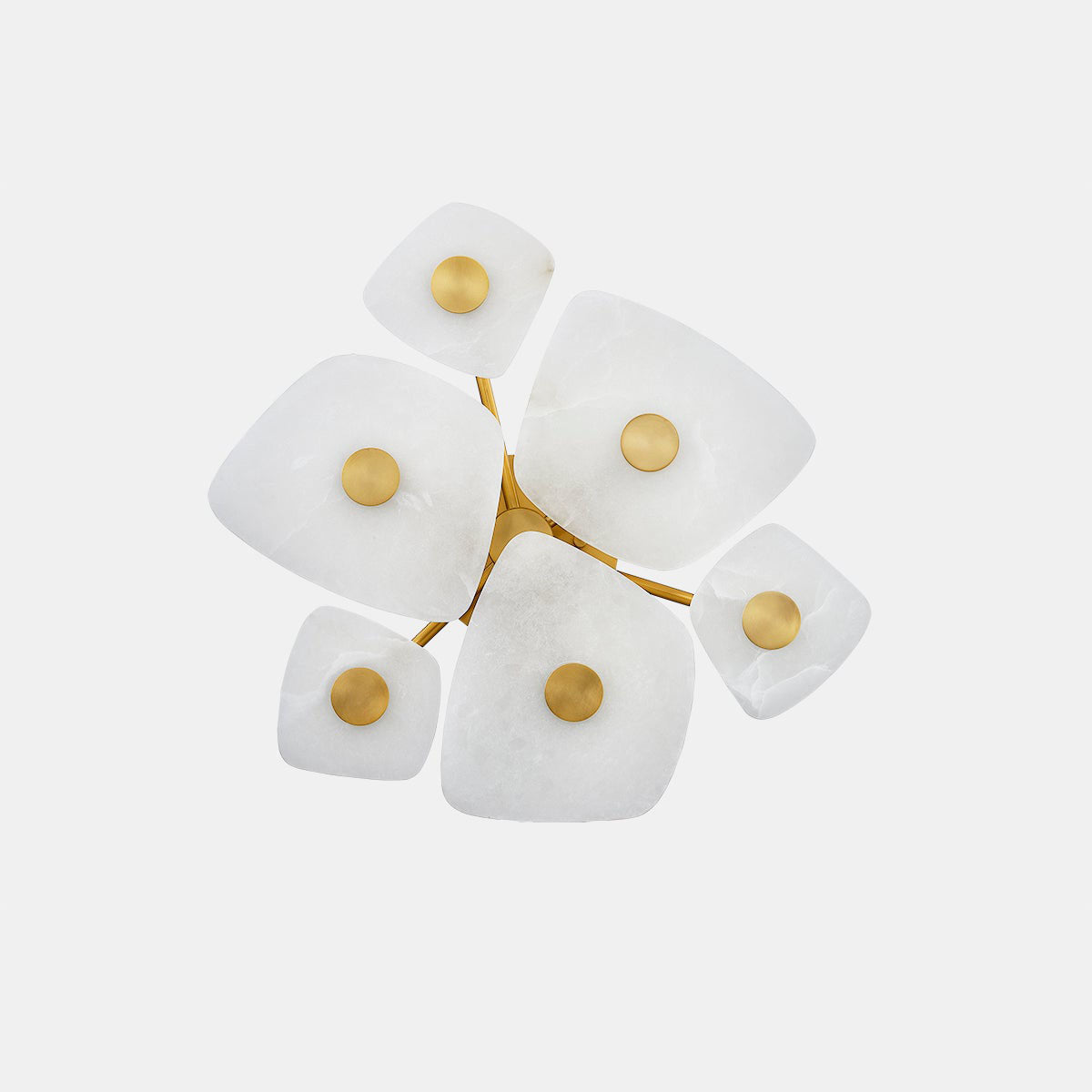 Cothaiel Individual Creativity Metal Alabaster Ceiling Lamp - Letslighting