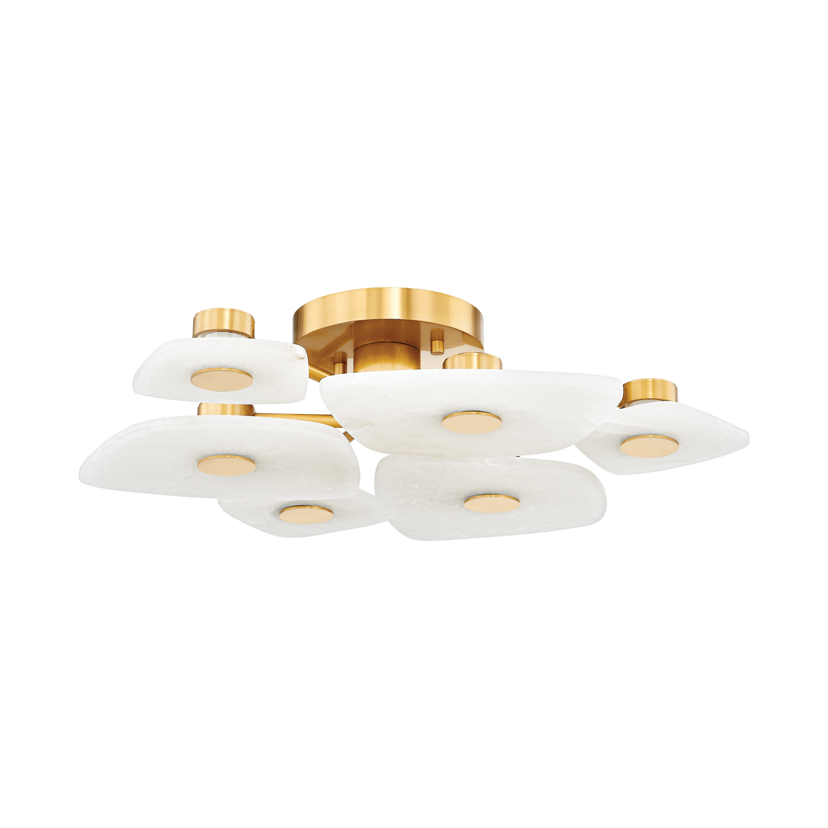 Ilsilyra Petal Shaped Glass Ceiling Light - Neutralighting