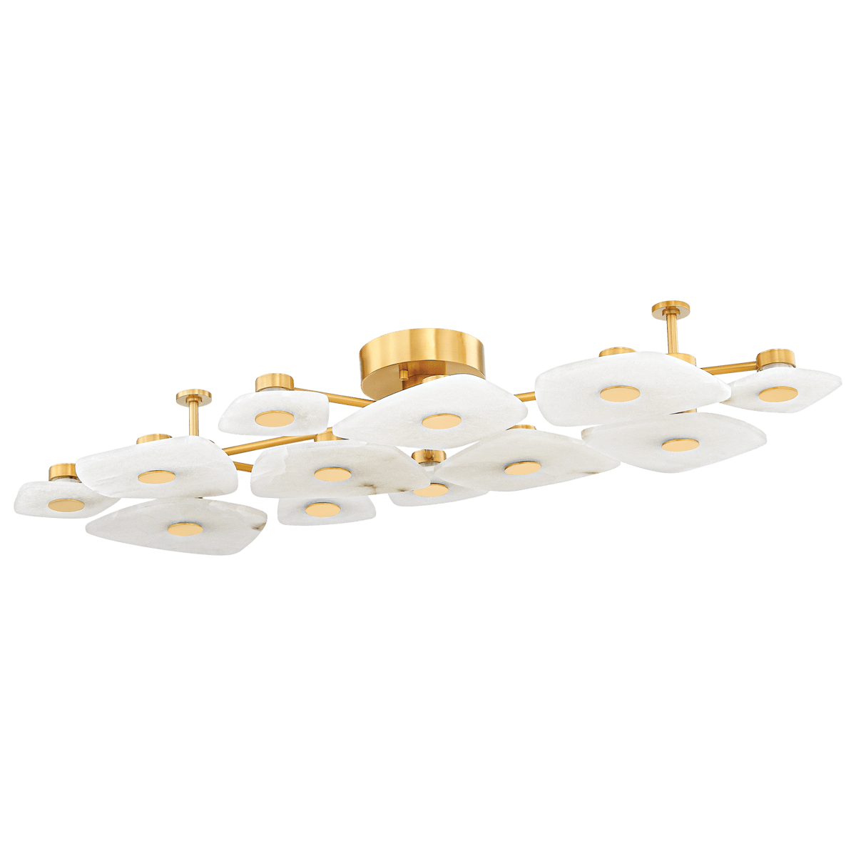 Ilsilyra Petal Shaped Glass Ceiling Light - Neutralighting