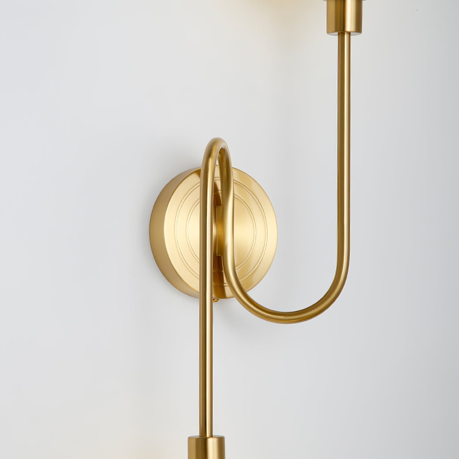 Holten Verstellbare Messing-Glas Wandleuchte-Letslighting