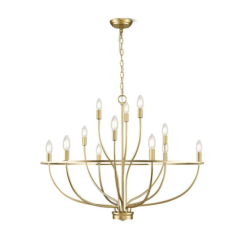 Aurelia Messing-Gold-Kandelaber-Kronleuchter-Letslighting