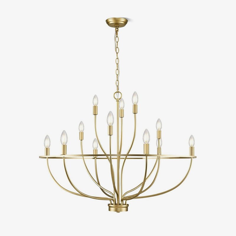Aurelia Messing-Gold-Kandelaber-Kronleuchter-Letslighting