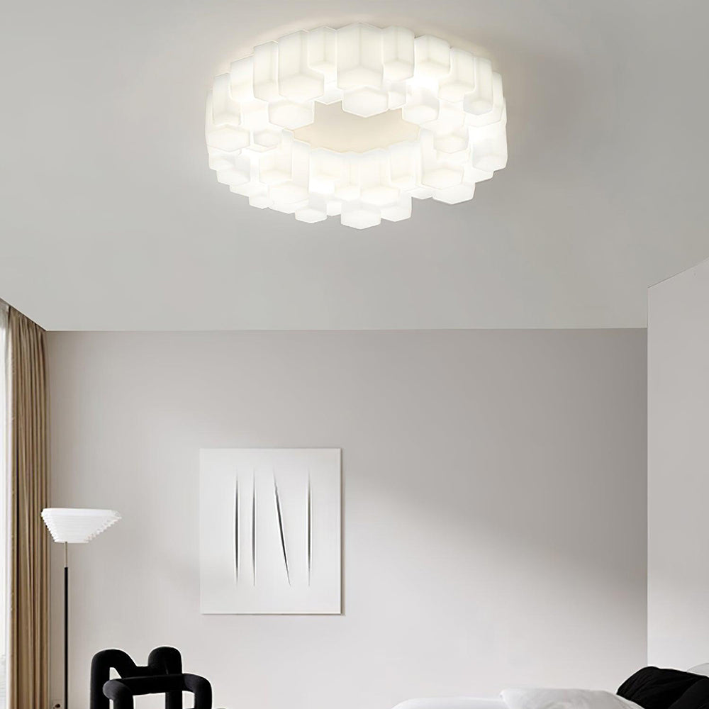 Arisha Moderne LED Deckenleuchte Schlafzimmer/Arbeitszimmer Weiß-Letslighting