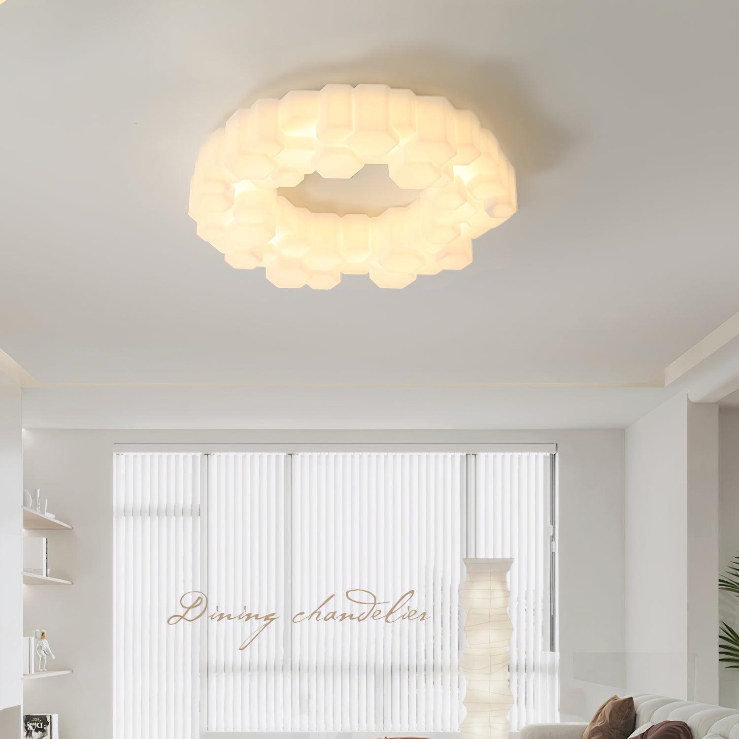 Arisha Moderne LED Deckenleuchte Schlafzimmer/Arbeitszimmer Weiß-Letslighting