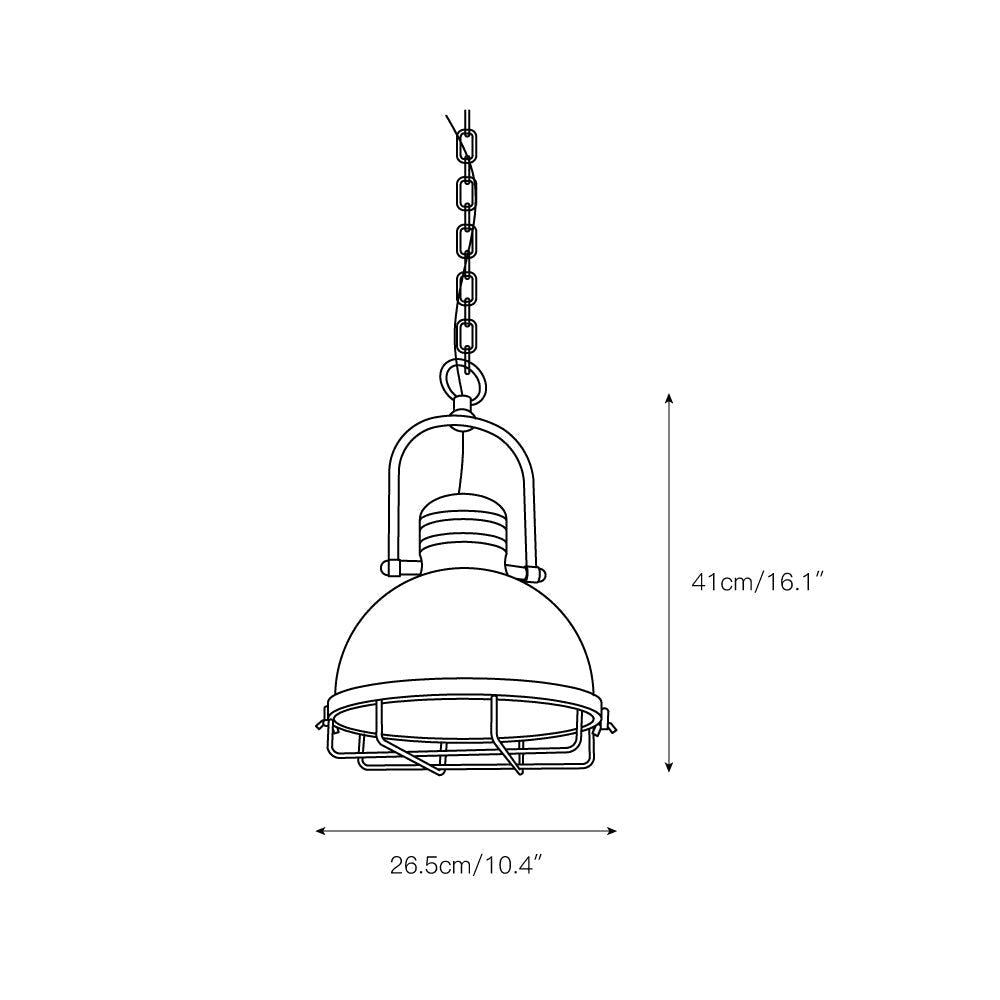 Hopedale Vintage Industrial Antik Grün Pendelleuchte-Letslighting