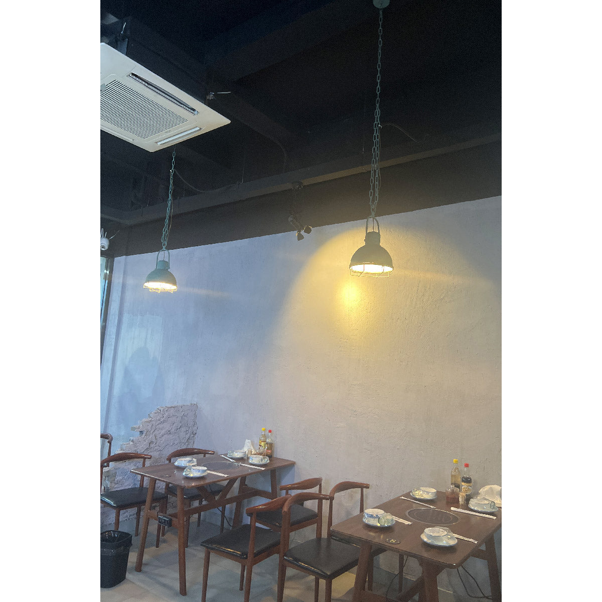 Hopedale Vintage Industrial Antik Grün Pendelleuchte-Letslighting