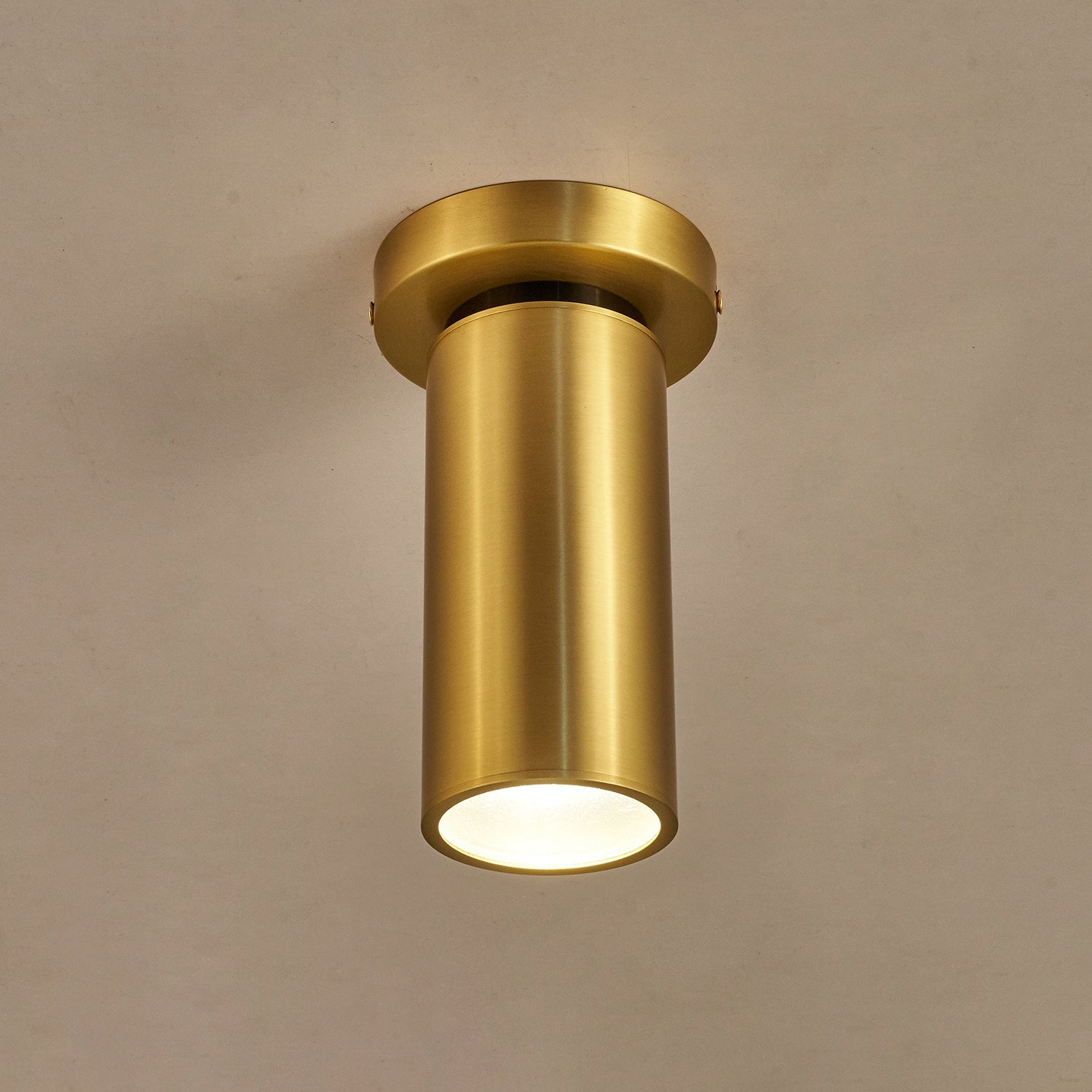 Syloran Moderne Minimalistische Deckenleuchte aus Messing-Letslighting