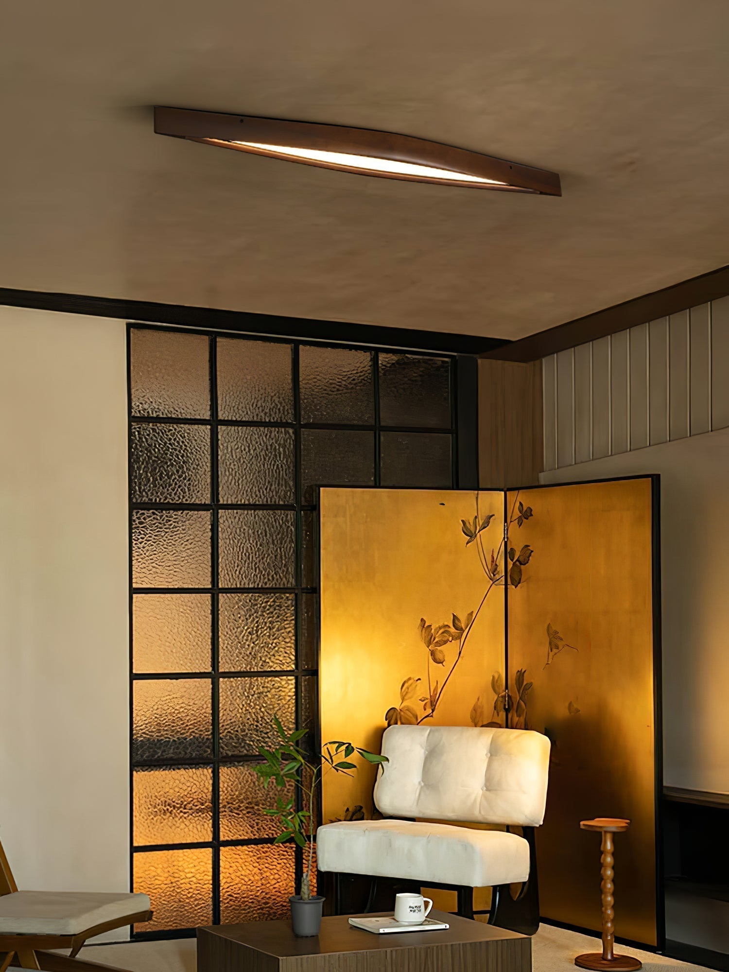 Alnoreth Nordic Horizon Lineare Deckenleuchte aus Holz-Letslighting