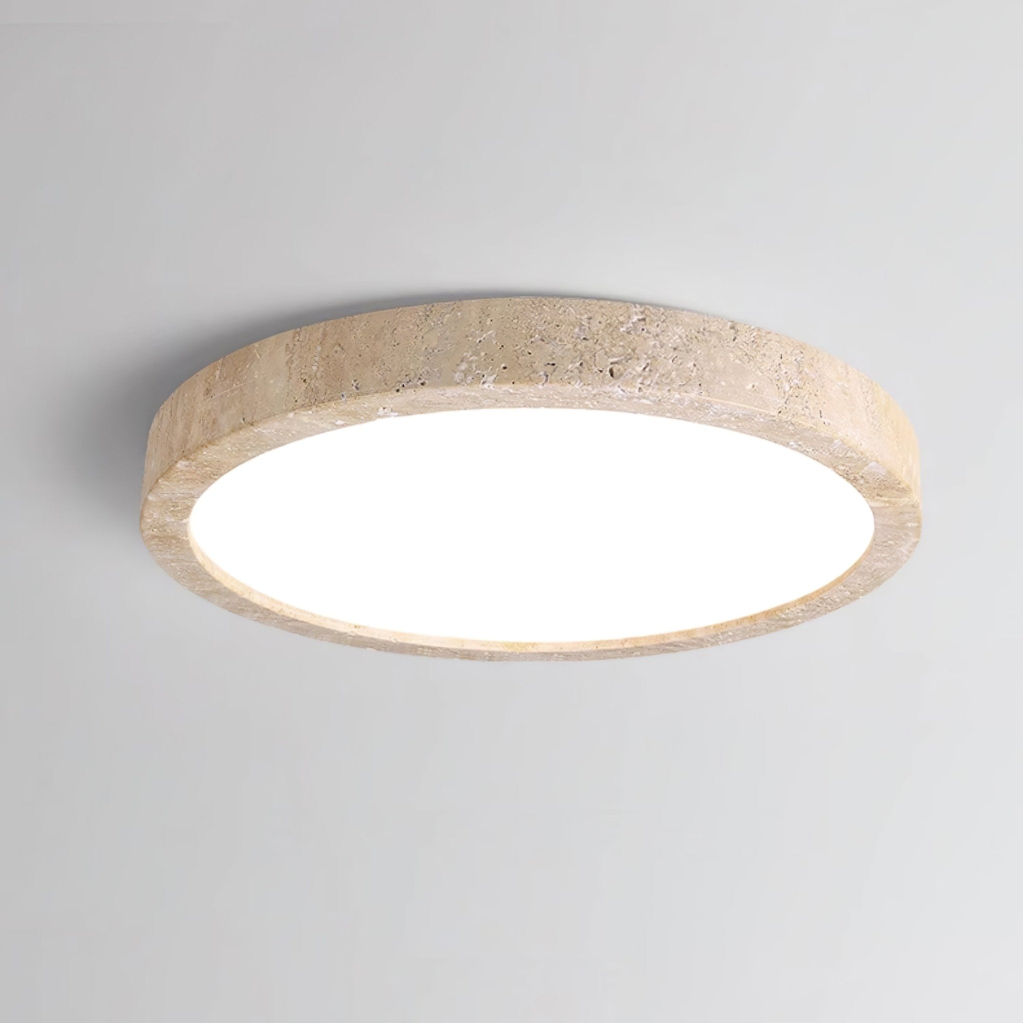 Artalor Minimalist Travertine Ceiling Light - Neutralighting