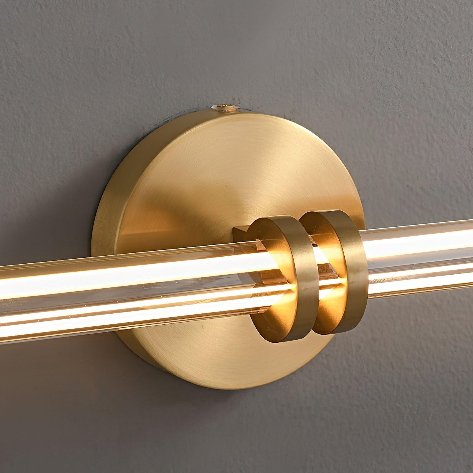 Horizon Messing Glas Wandleuchte-Letslighting