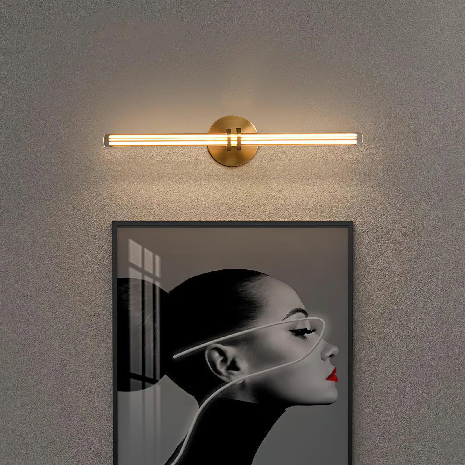Horizon Messing Glas Wandleuchte-Letslighting