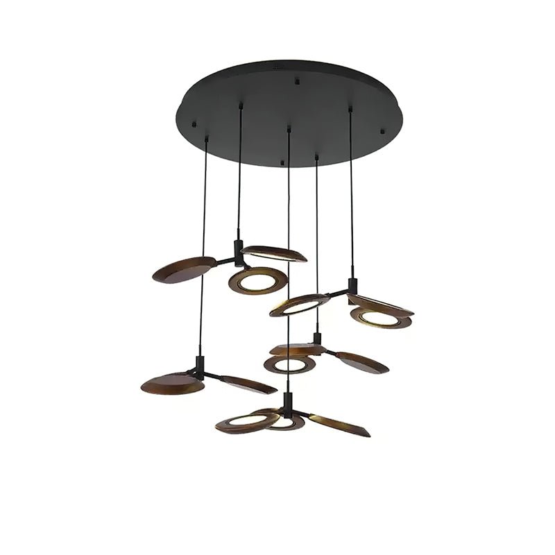 Alnoraris Tiered Wood Pendant Light - Blowlighting