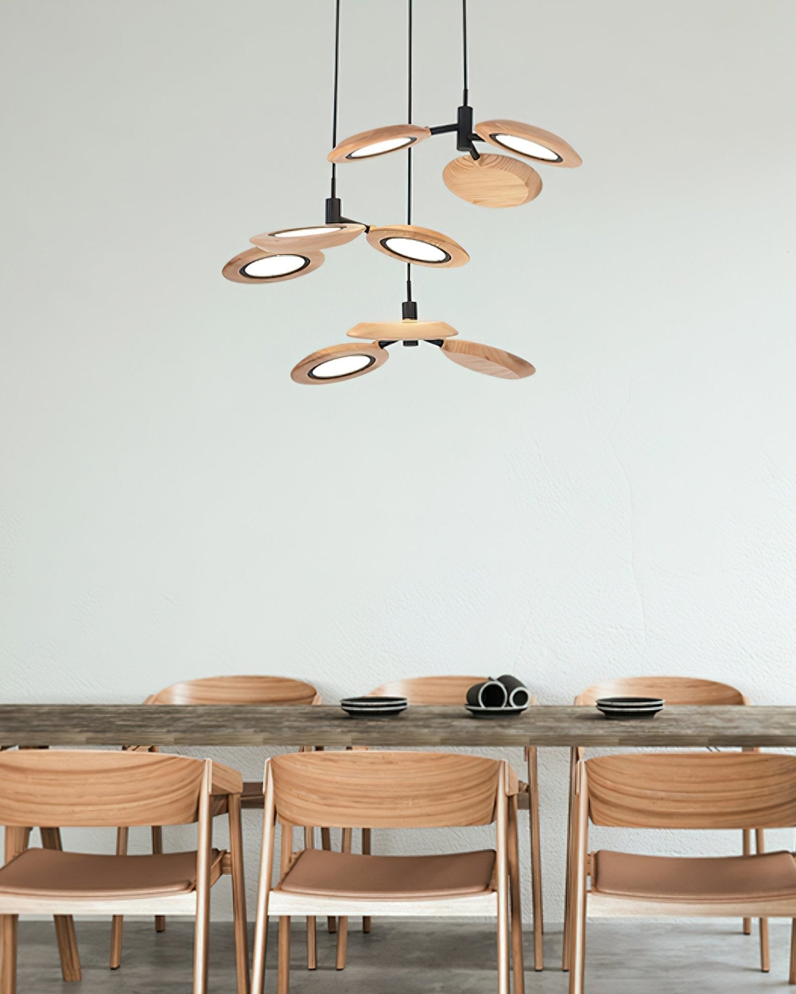 Alnoraris Tiered Wood Pendant Light - Blowlighting