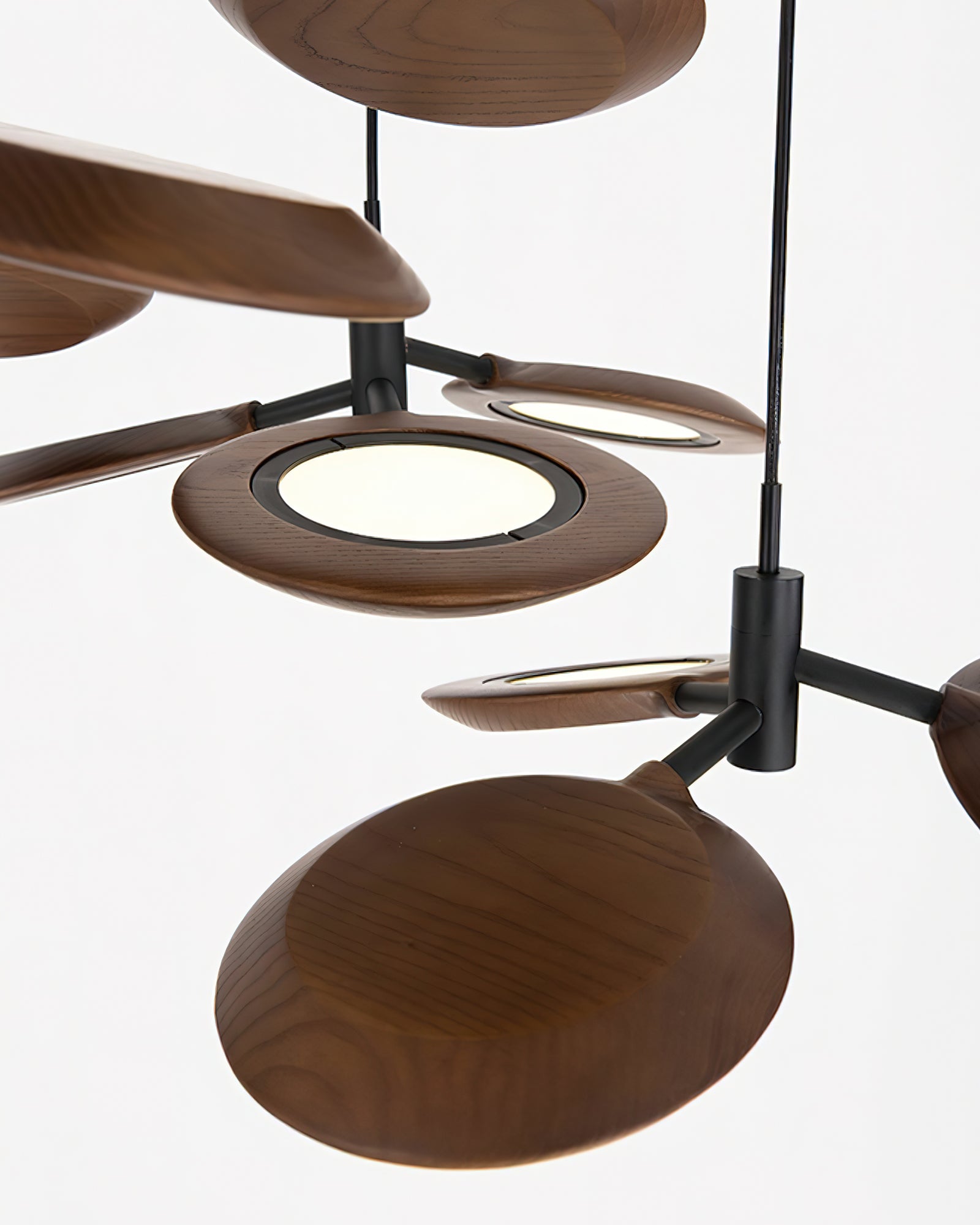 Alnoraris Tiered Wood Pendant Light - Blowlighting