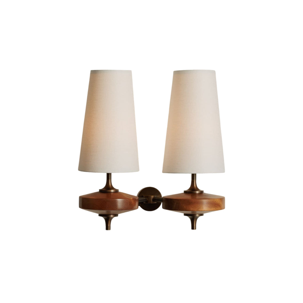 Nydorisra Antike Vintage Wandleuchte aus Messing-Letslighting