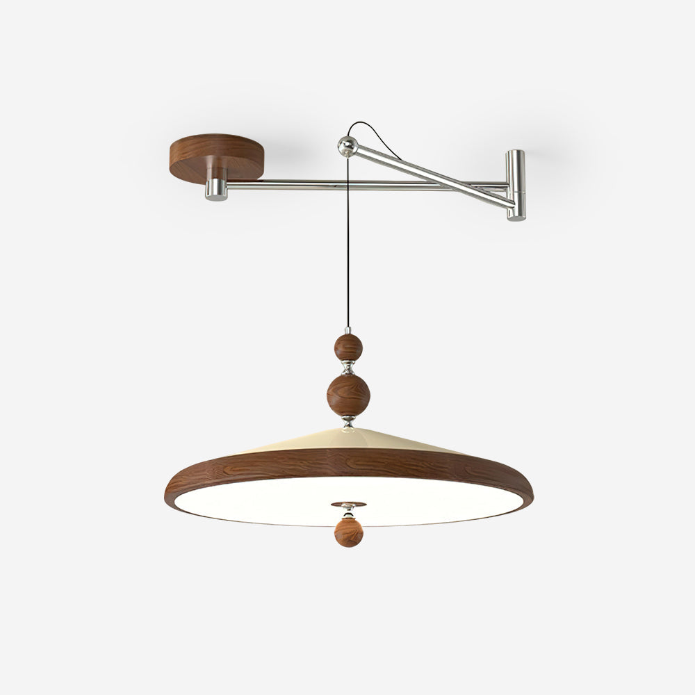 Geyon Pendelleuchte Modern Holz Metall Verstellbar-Letslighting