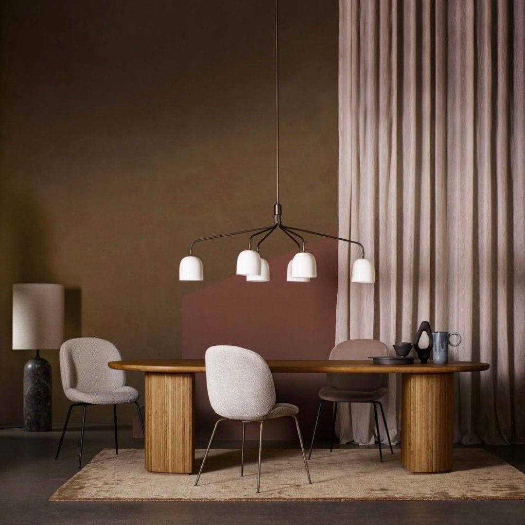 Lustra Kronleuchter Schwarz Messing Industrial-Letslighting