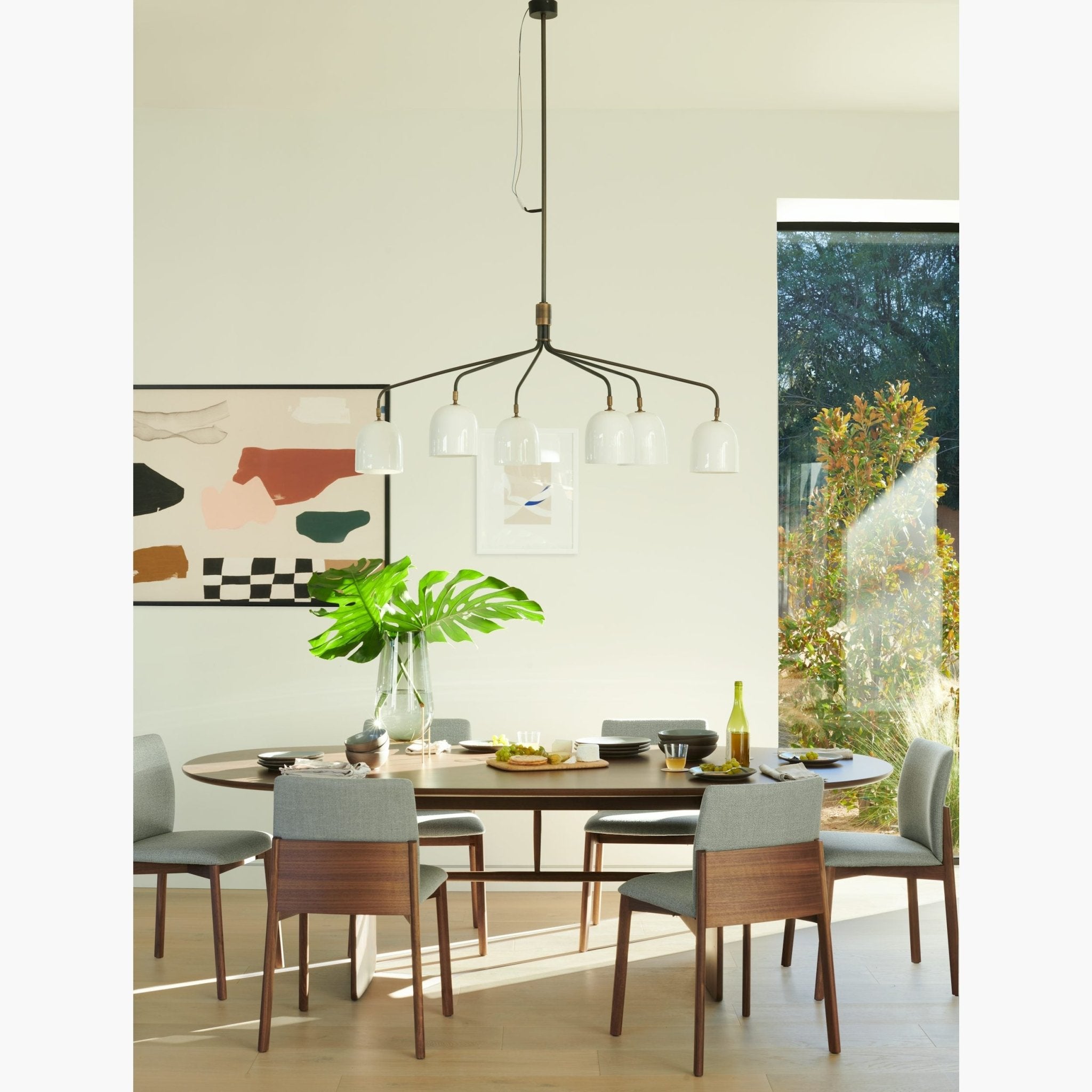 Lustra Kronleuchter Schwarz Messing Industrial-Letslighting