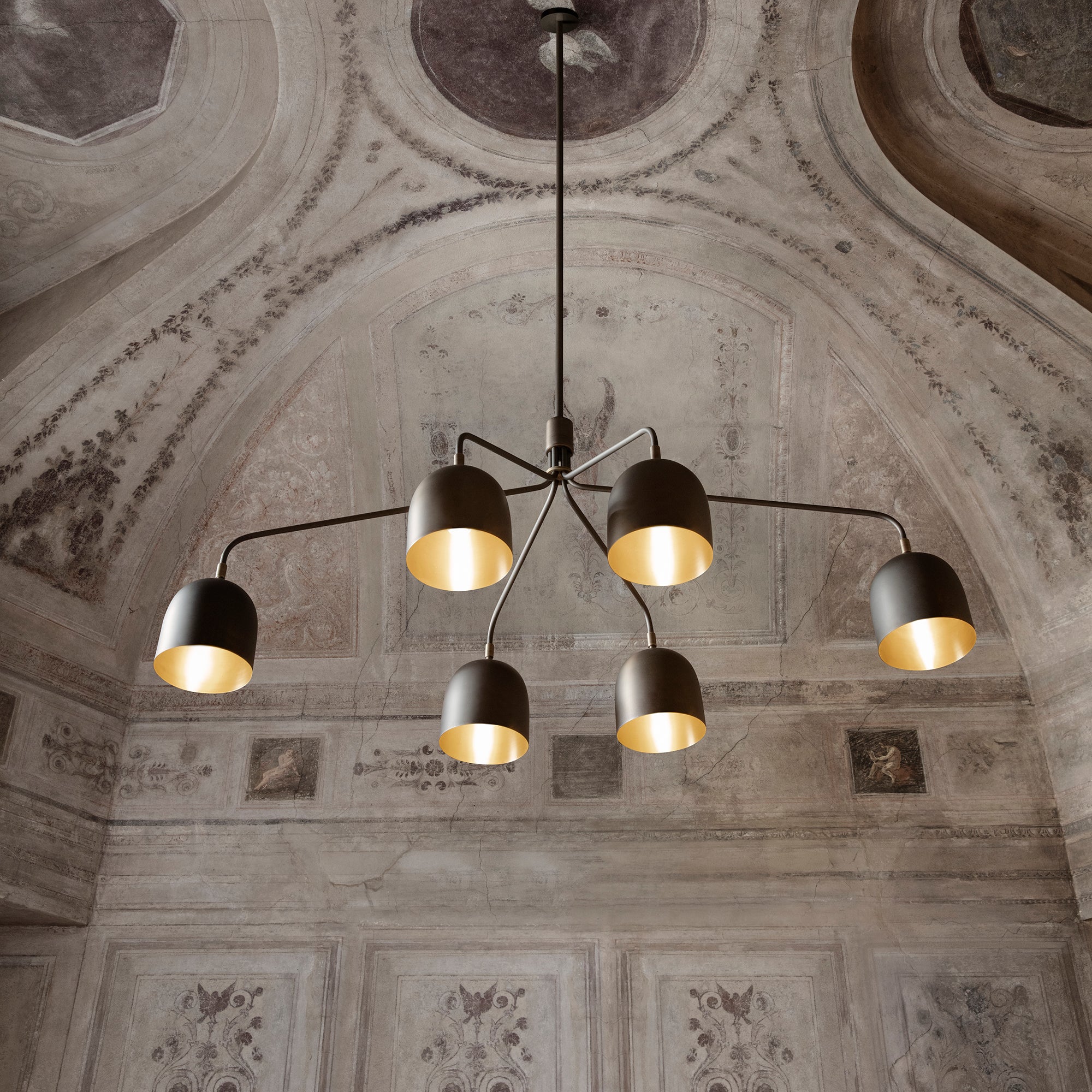 Aursolos Minimalistischer Vintage-Industrie-Kronleuchter-Letslighting