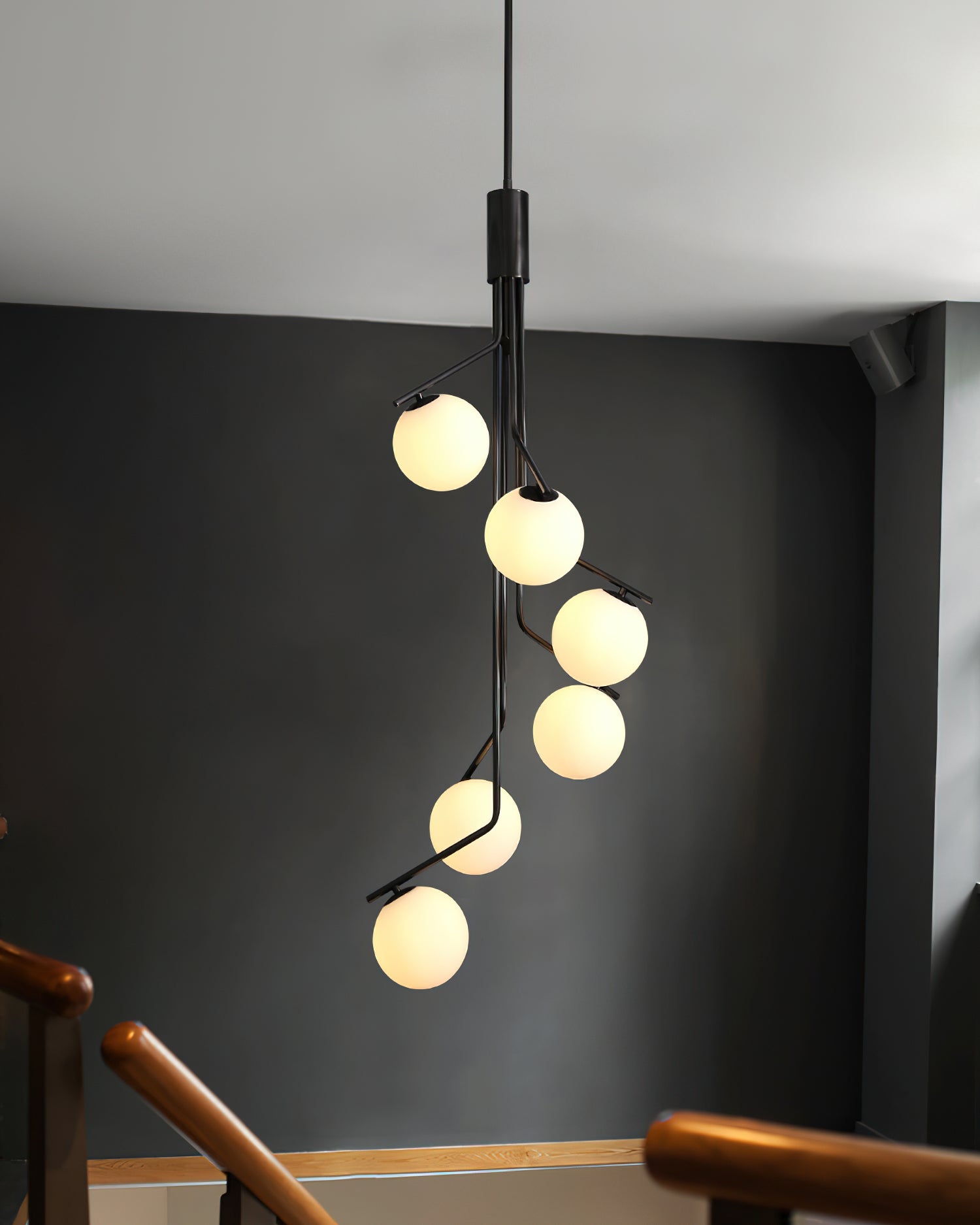 Lustra Kronleuchter Gold Zweig Globus LED-Letslighting