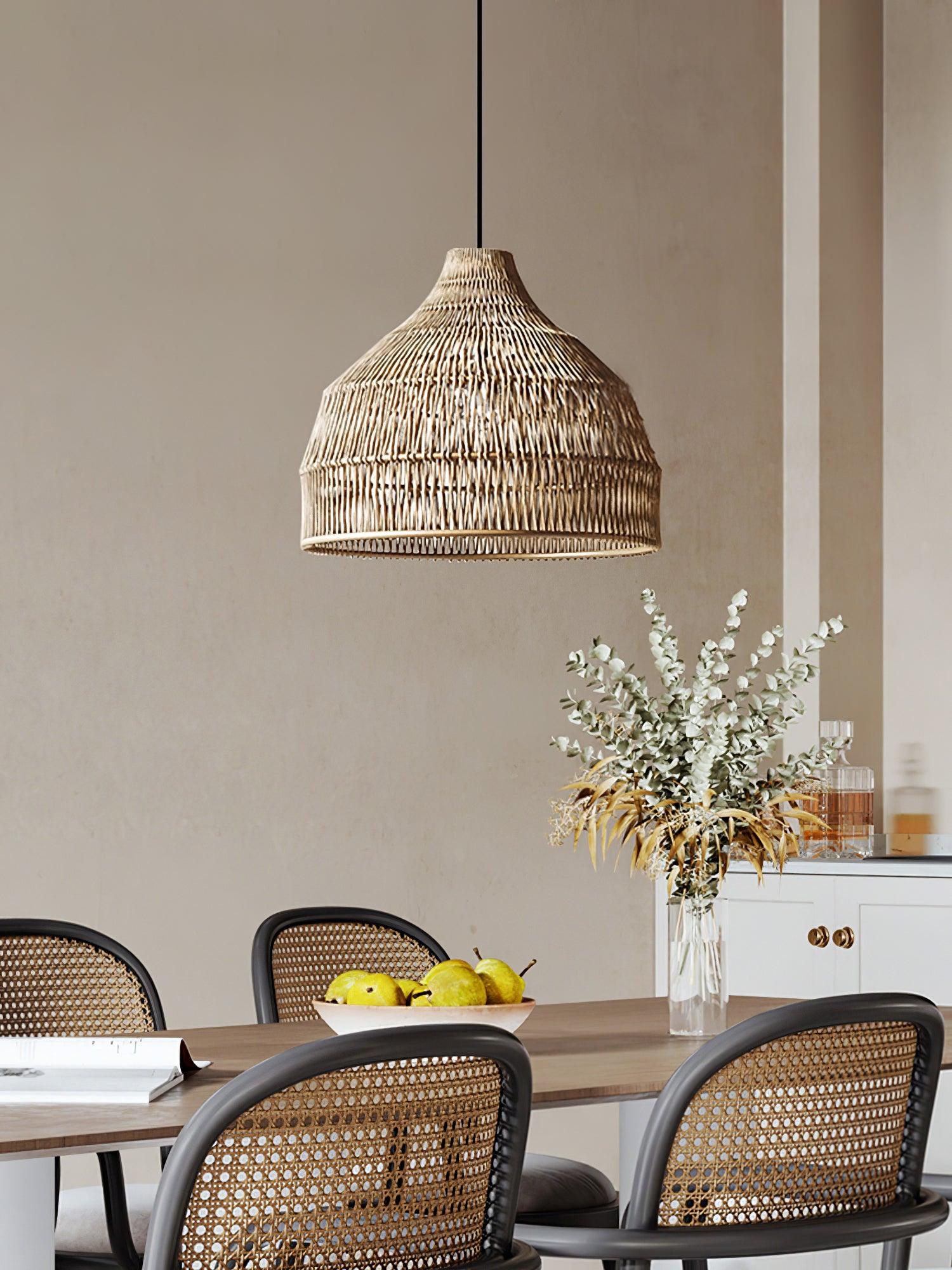 Wickora Vintage Weide Pendelleuchte-Letslighting