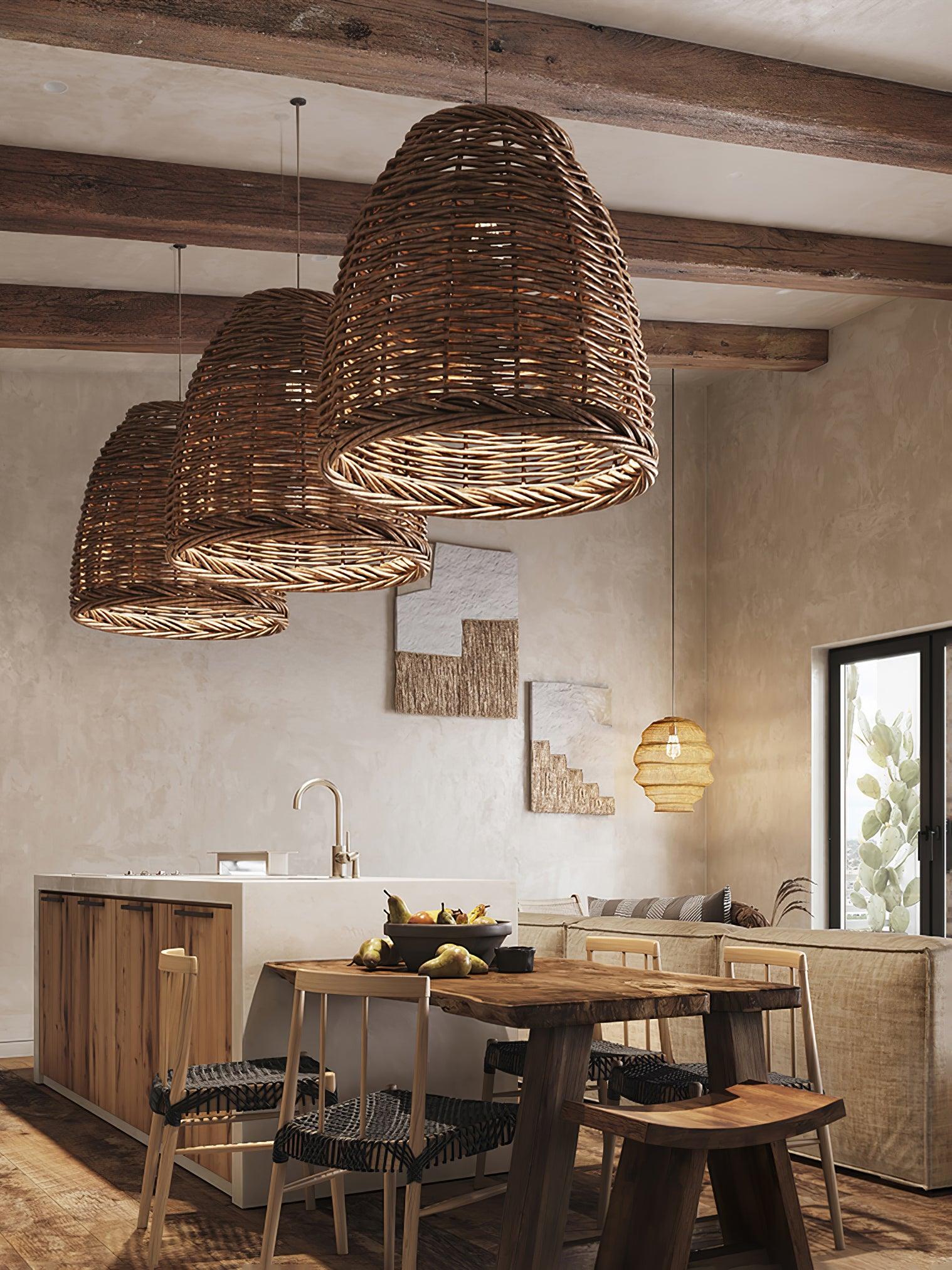 Wickora Vintage Weide Pendelleuchte-Letslighting