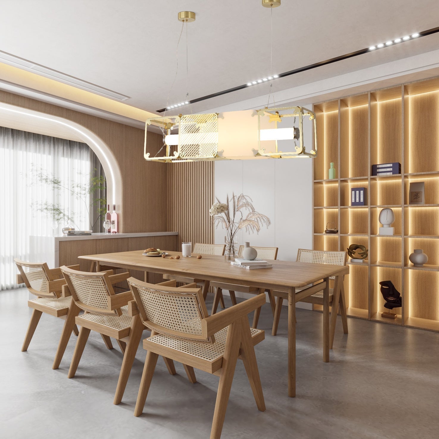 Atheor Premium-Nordische-Kunst-Messing-Anhängerlampe-Letslighting