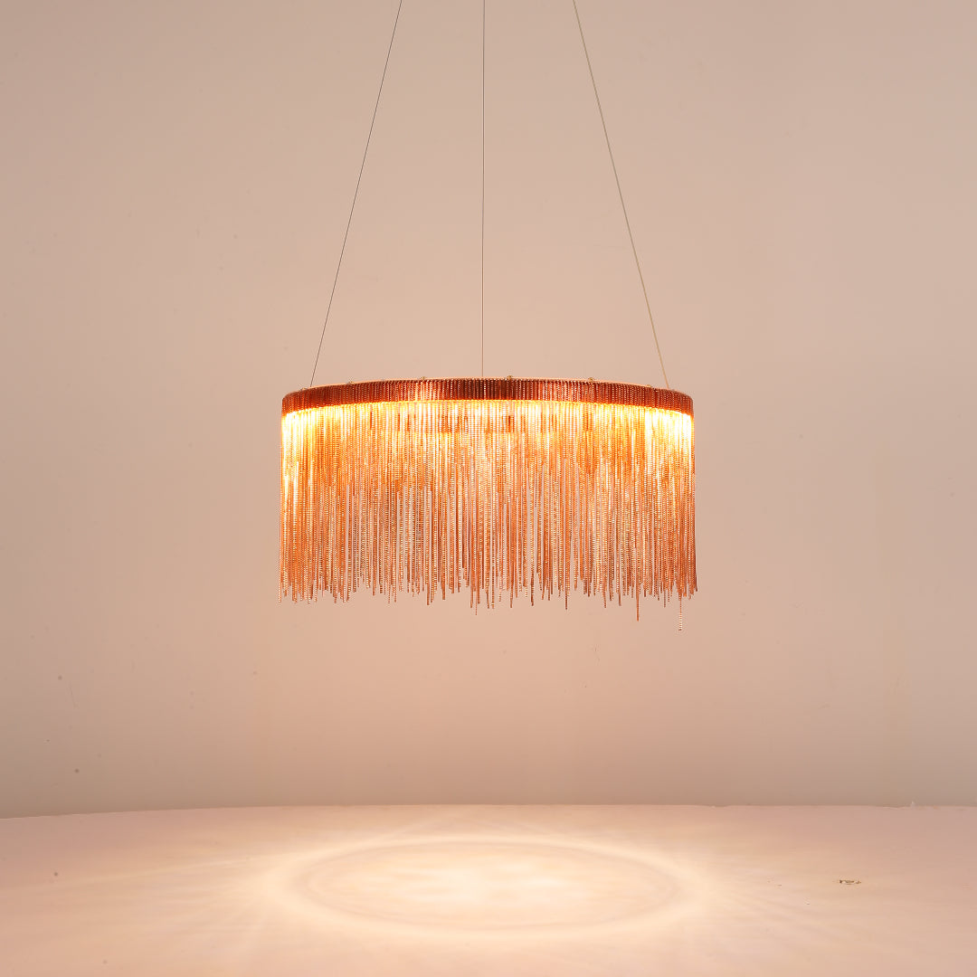 Kristy Nordisch Kronleuchter Silber/Rosegold Schlaf/Wohnzimmer-Letslighting