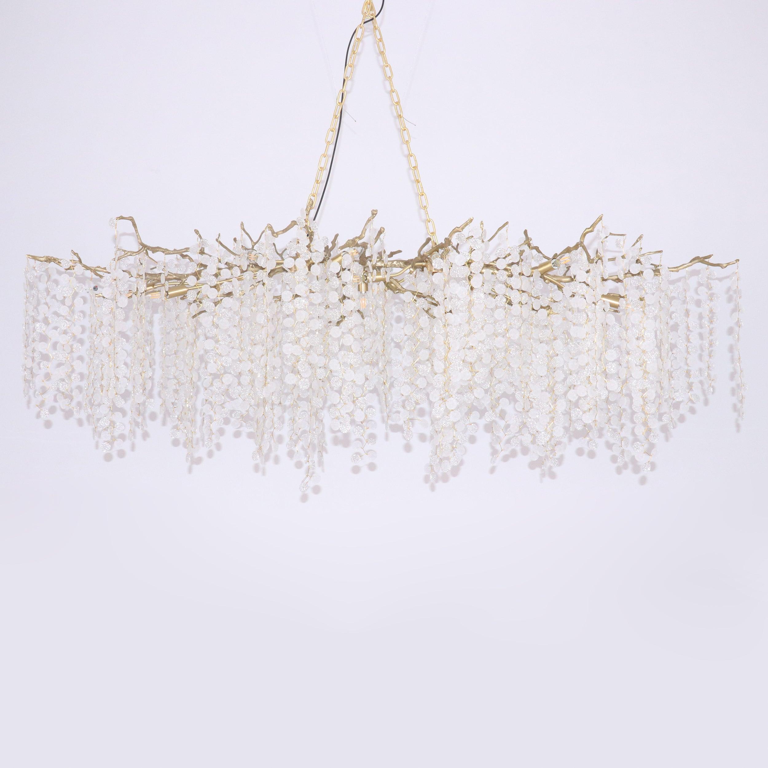 Lustra Pendelleuchte Kristall Tauperle-Letslighting