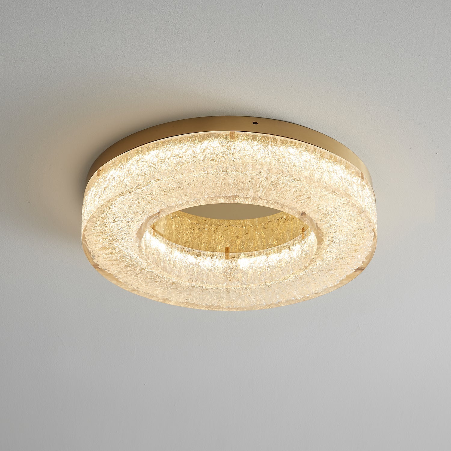 Ice Crack Circle Ceiling Lamp - Blowlighting