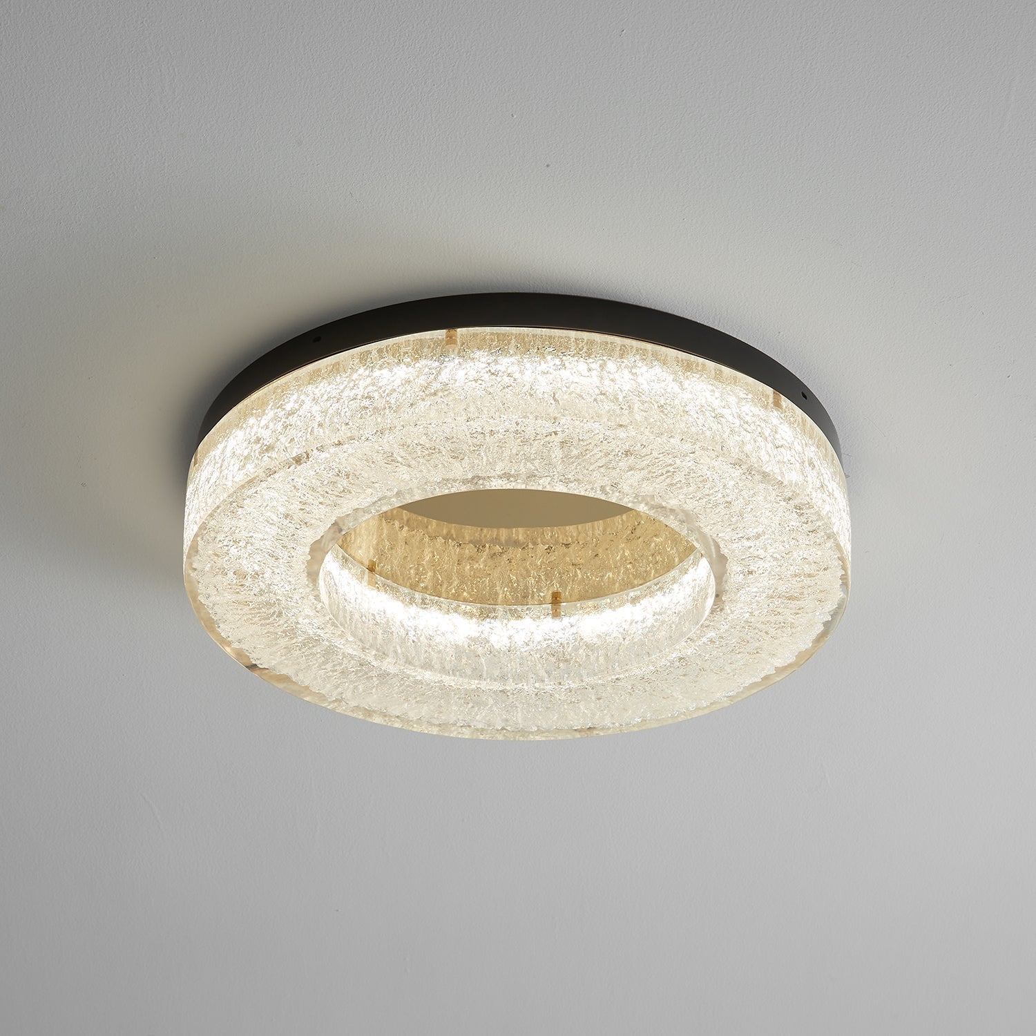 Ice Crack Circle Ceiling Lamp - Blowlighting