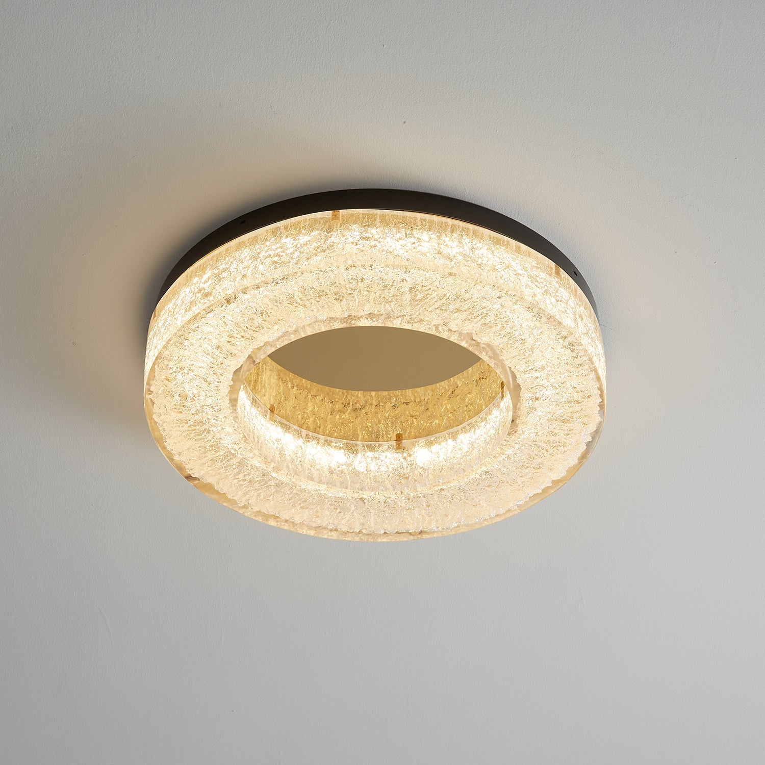 Ice Crack Circle Ceiling Lamp - Blowlighting