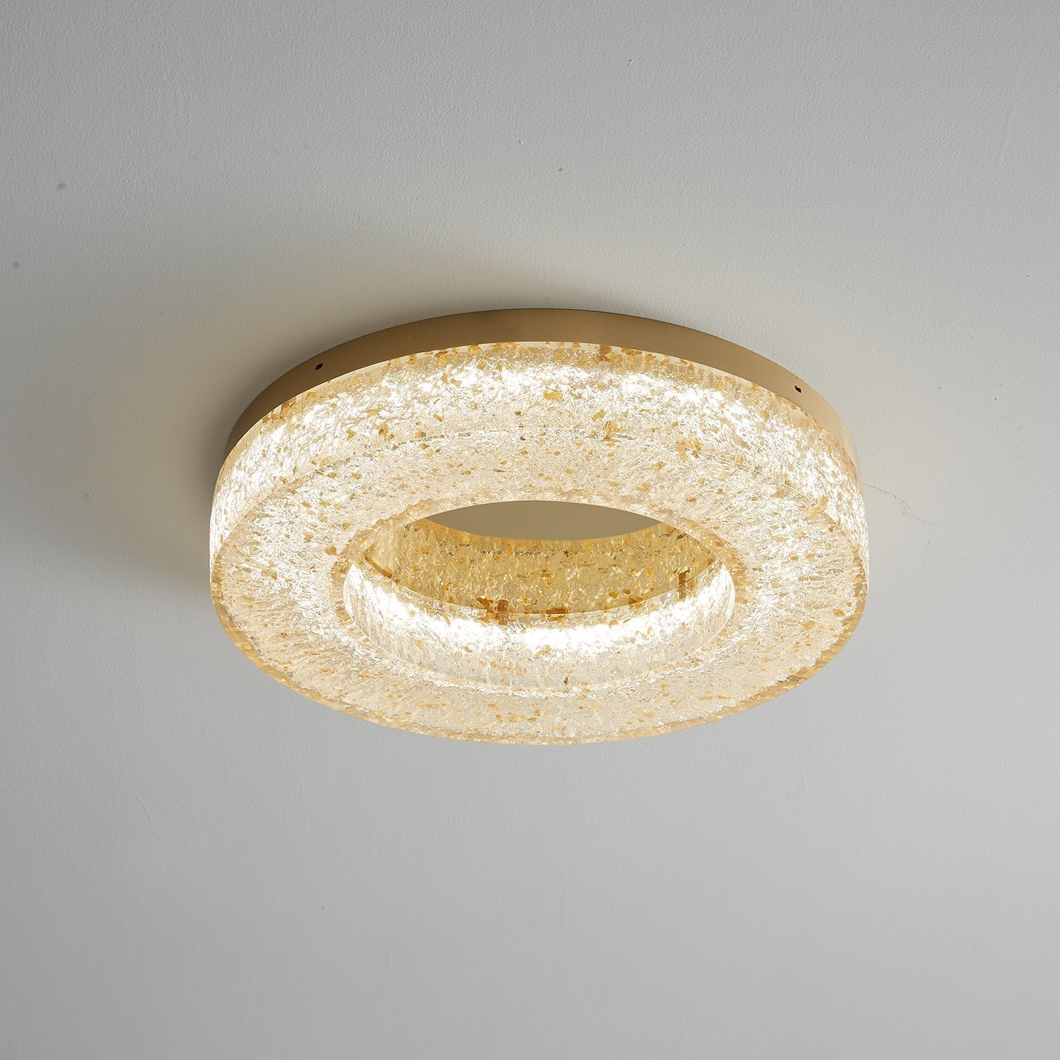 Ice Crack Circle Ceiling Lamp - Blowlighting